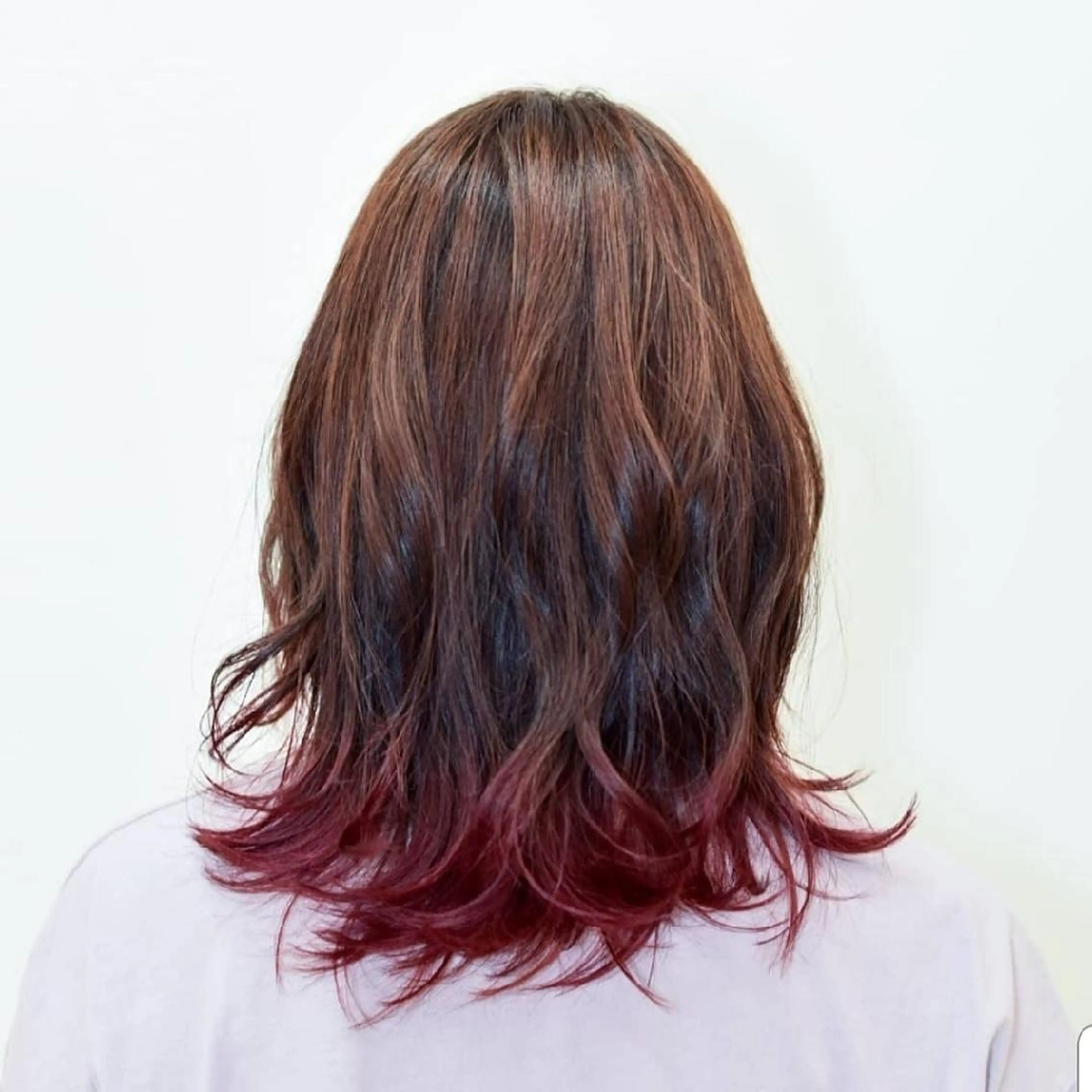 ミディアム カラー muk hair所属・muk hair篠村 髪質改善/完全個室のヘアスタイル