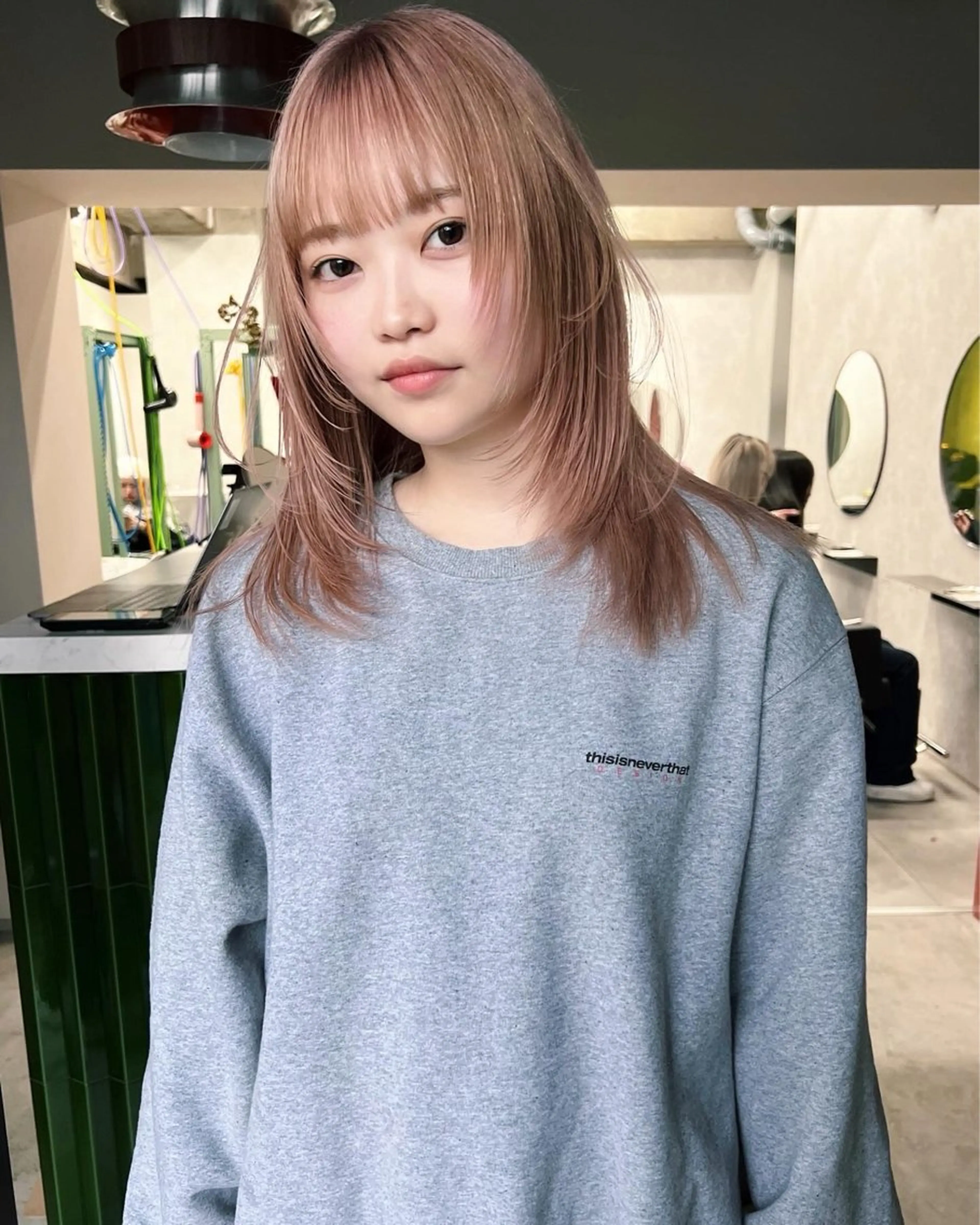 ミディアム カラー ヘアカラー トリートメント 🧡色落ちまで2度綺 麗なカラー🧡ヨシキのヘアスタイル
