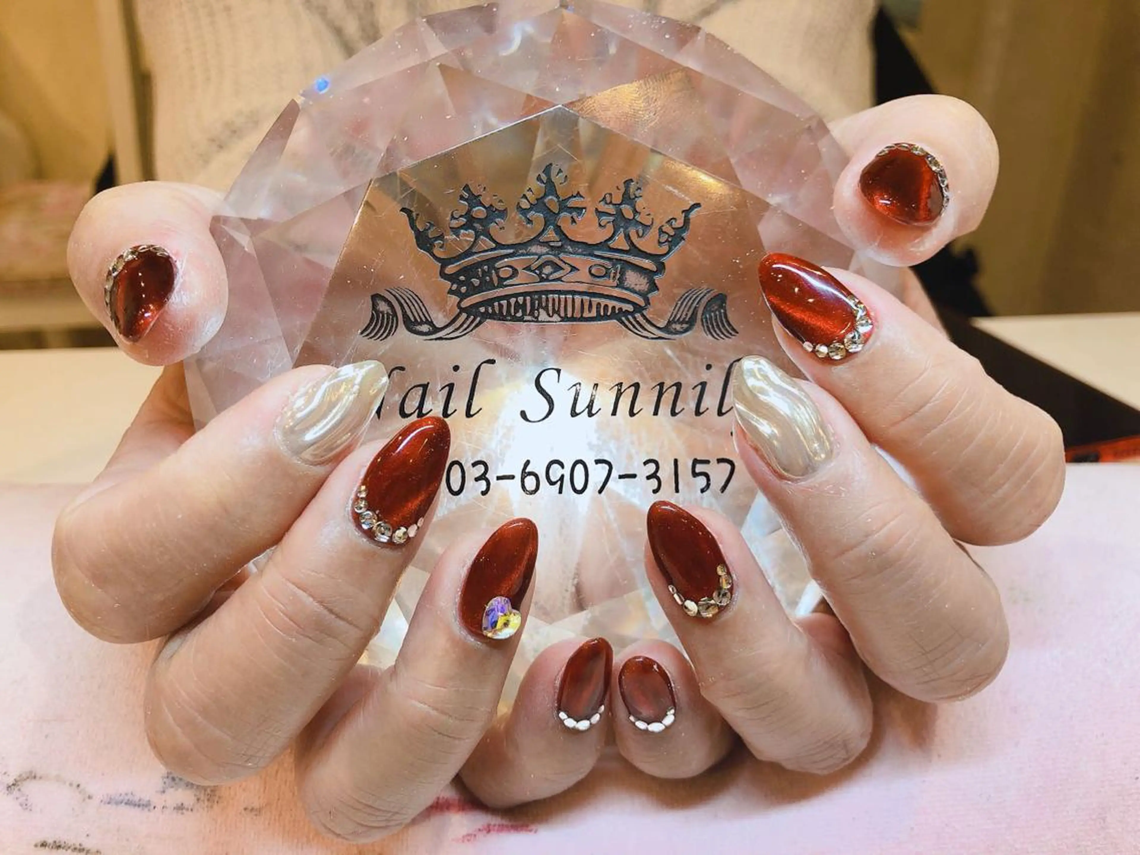 ネイル 長さだし専門店 M2　rikaのネイルデザイン