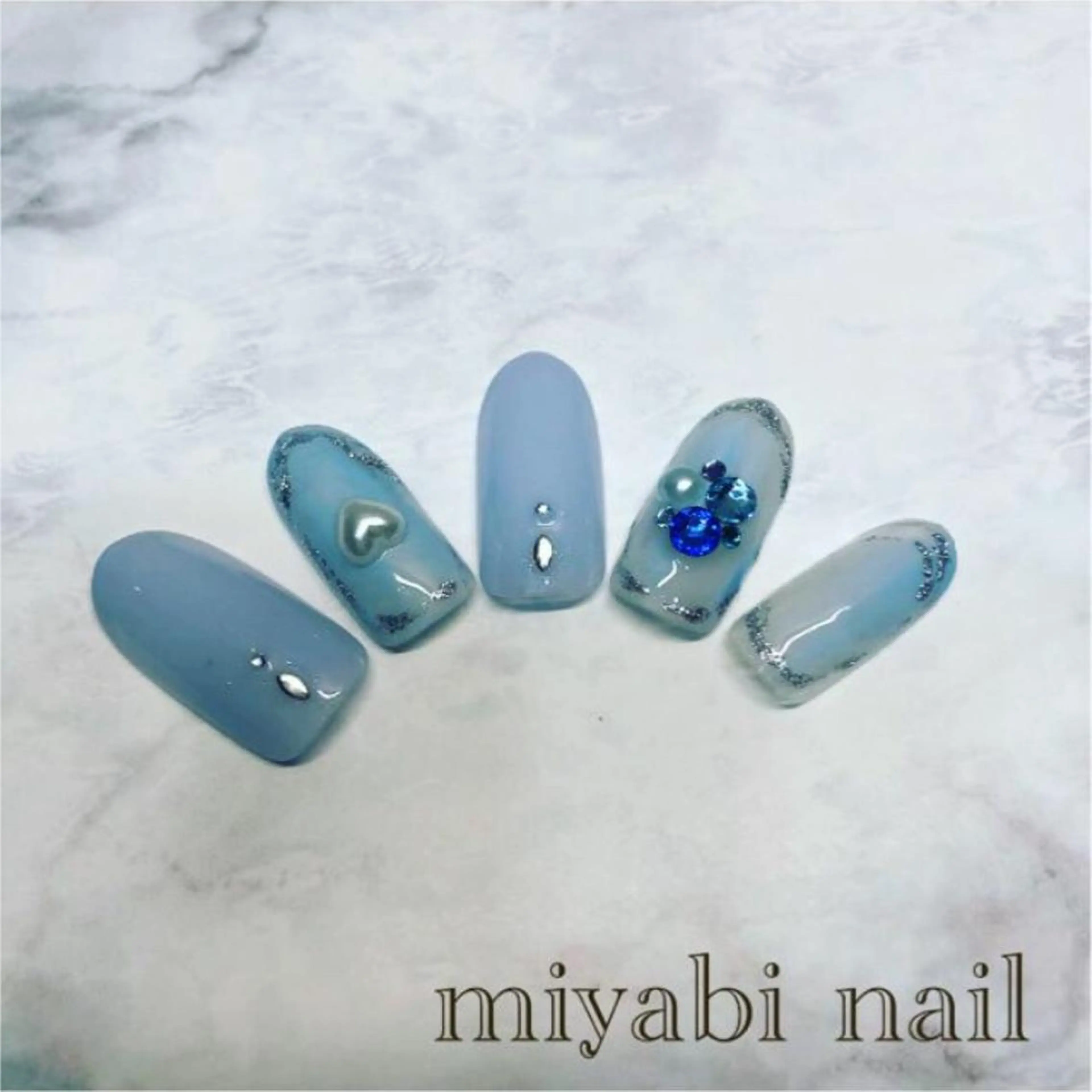 ネイル miyabi nail 桂川駅近くのネイルデザイン