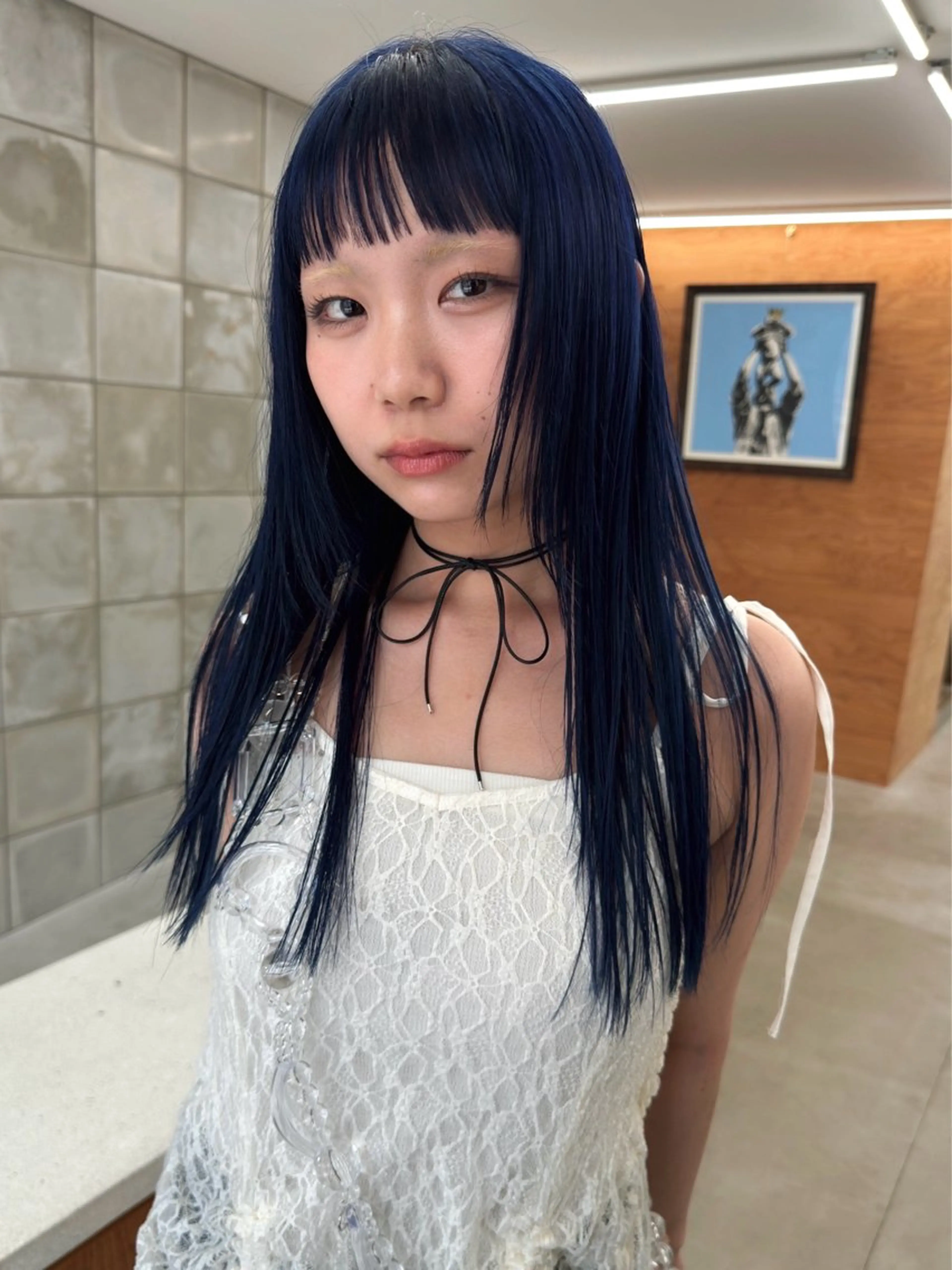 ロング カラー ハイトーンカラー 似合わせカット デザイン/レイヤー Kaito🐩/栄のヘアスタイル