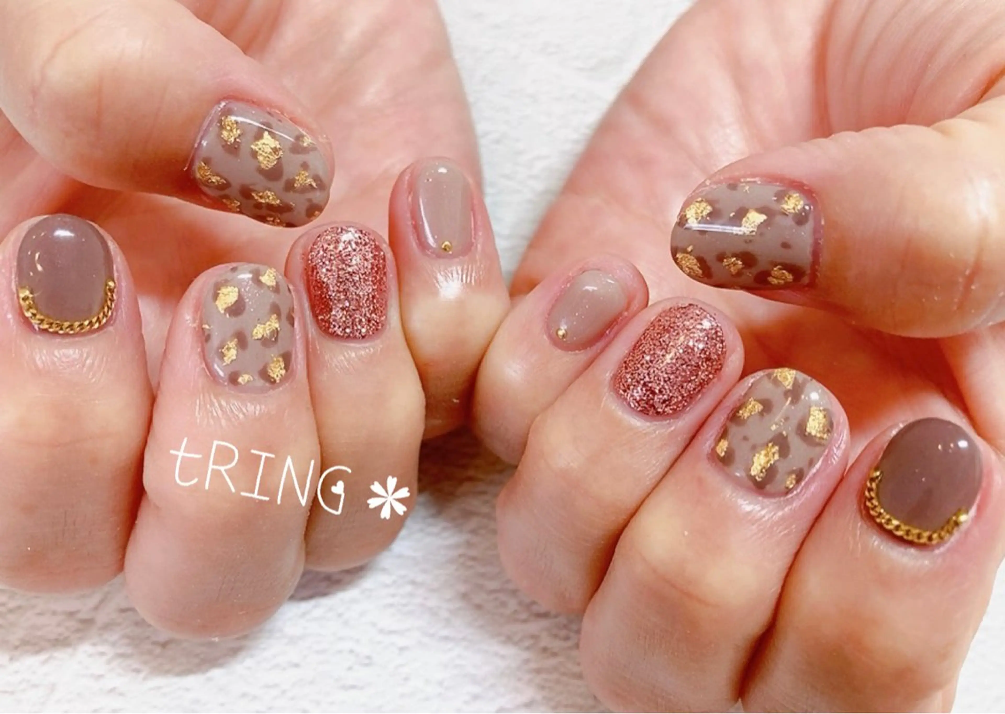 ネイル ハンドネイル tRING＊ しいの木台のネイルデザイン