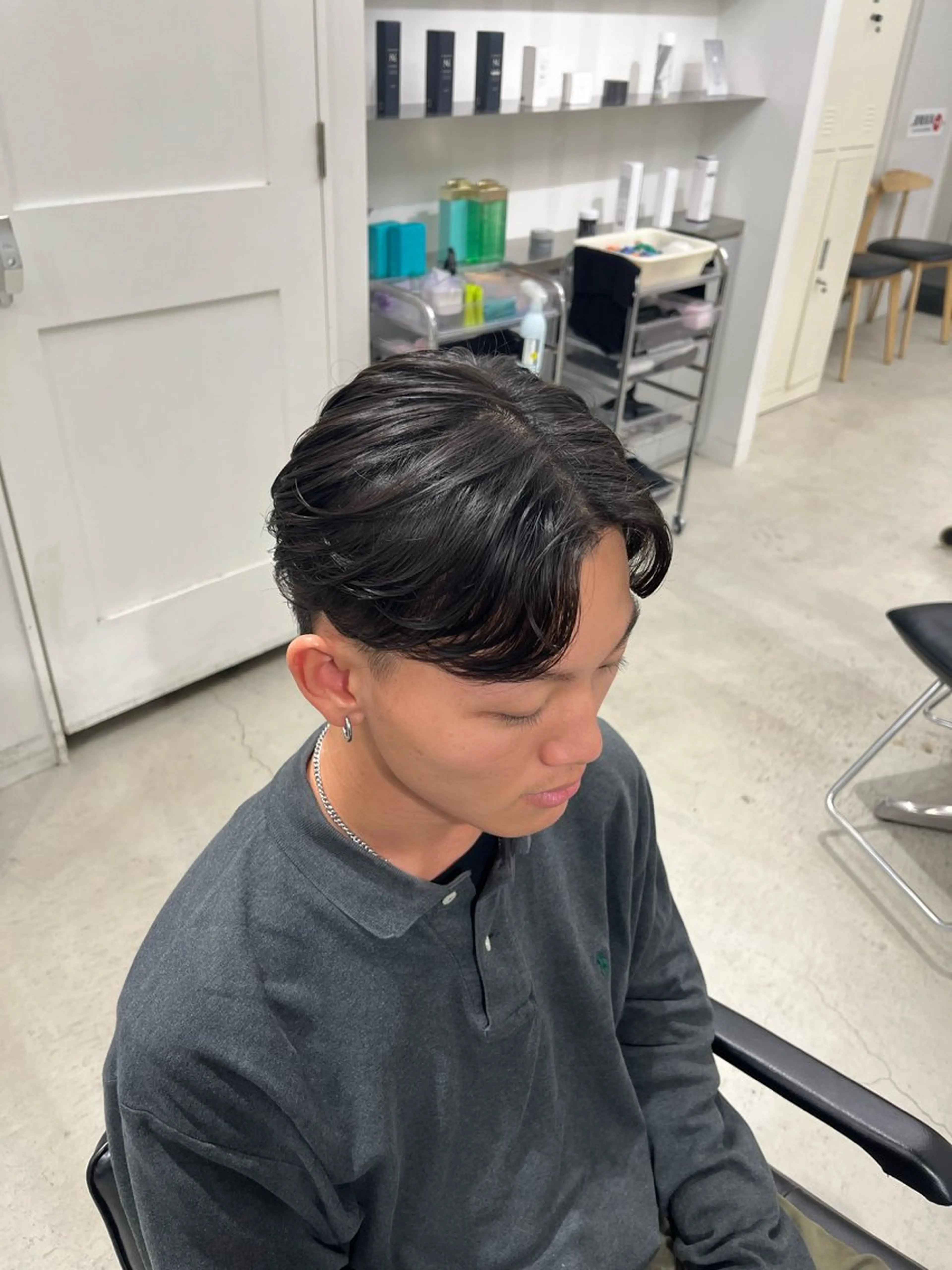 パーマ メンズ 深谷 侑亮のヘアスタイル