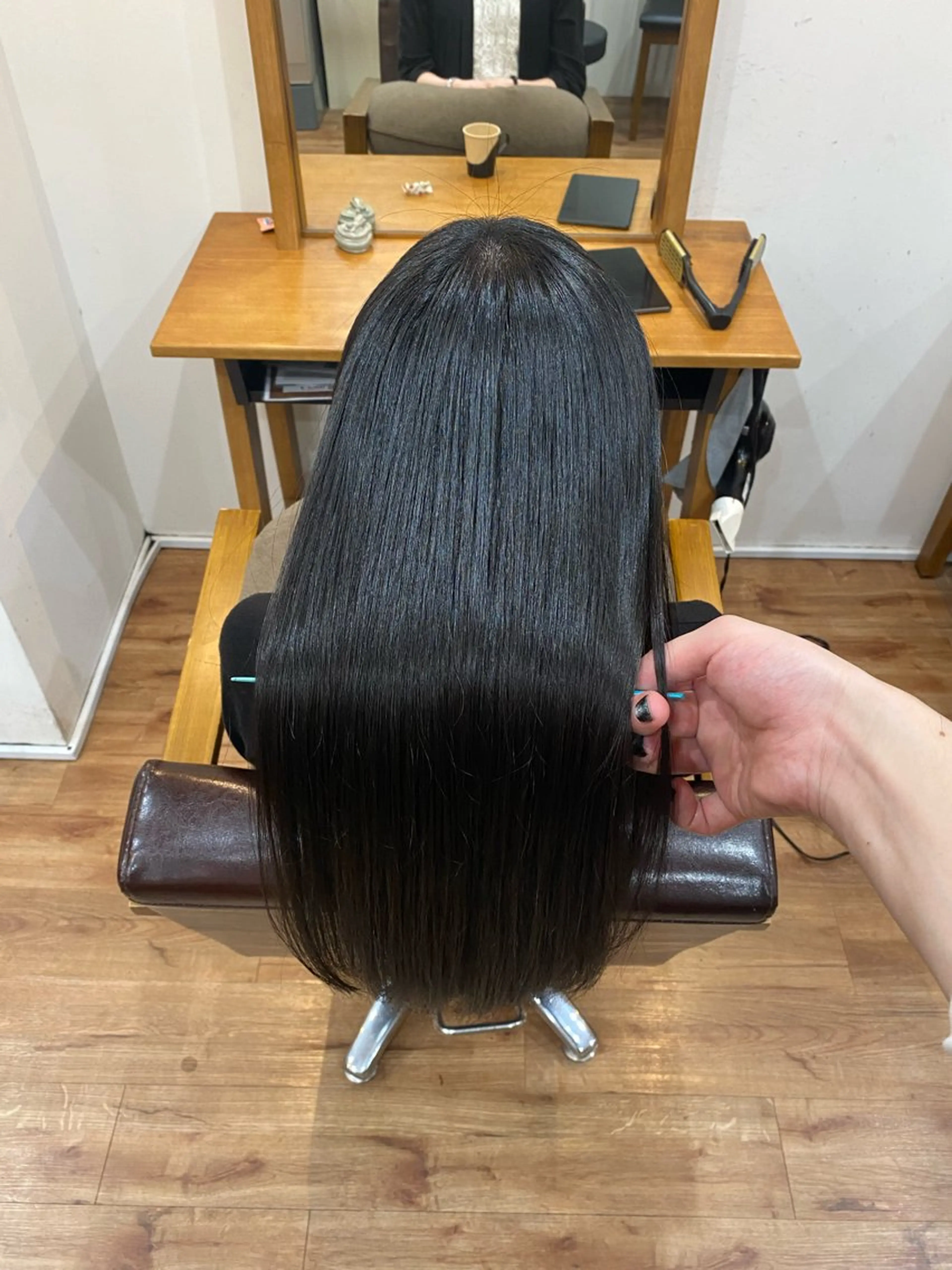 ロング パーマ カット 縮毛矯正 癖毛&ダメージ改善 カット/soyaのヘアスタイル