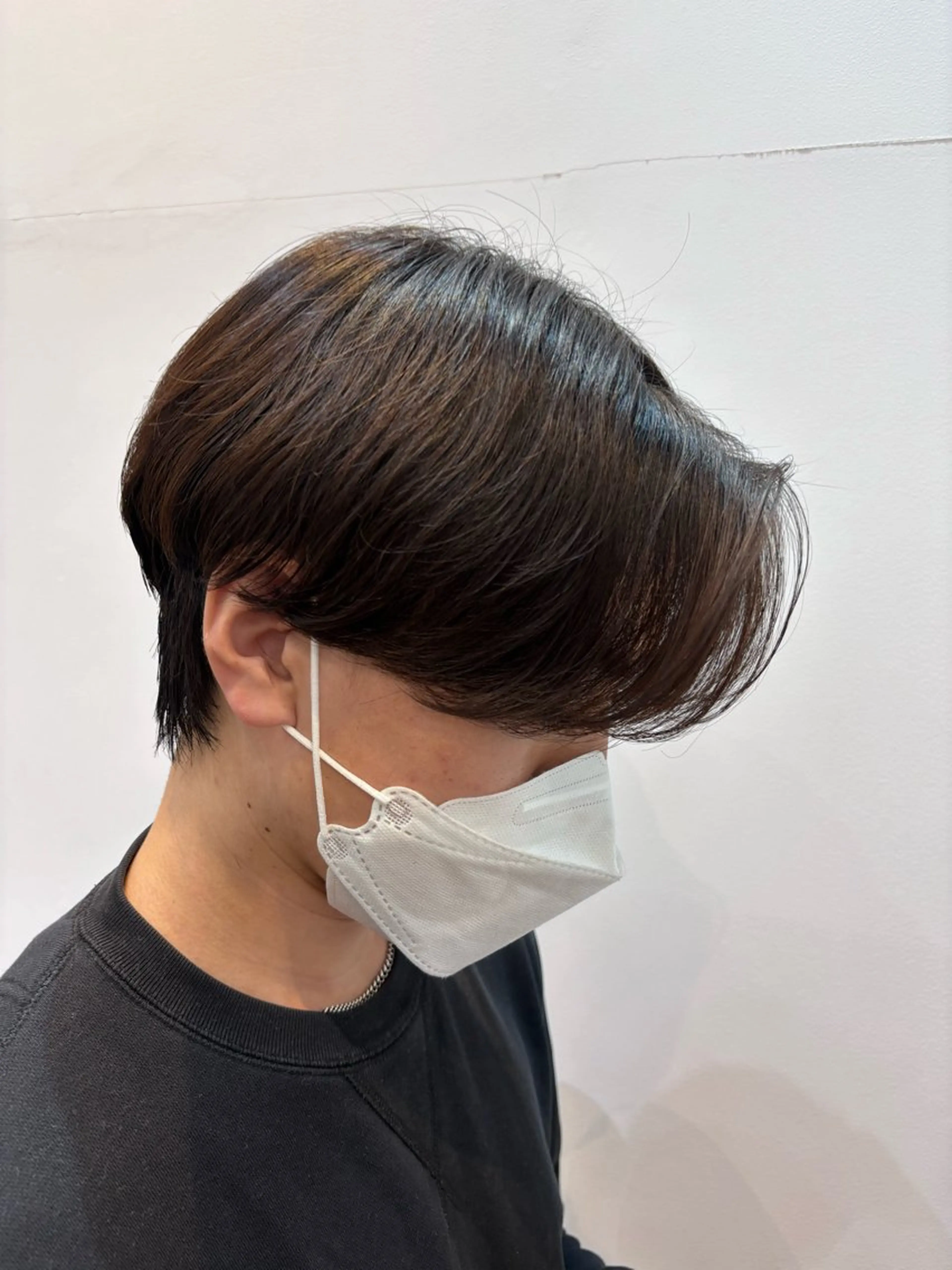 パーマ メンズ センターパート カルマパーマ メンズパーマ knot by belle所属・Hana❁⃘*.ﾟ Jr.stylistのヘアスタイル