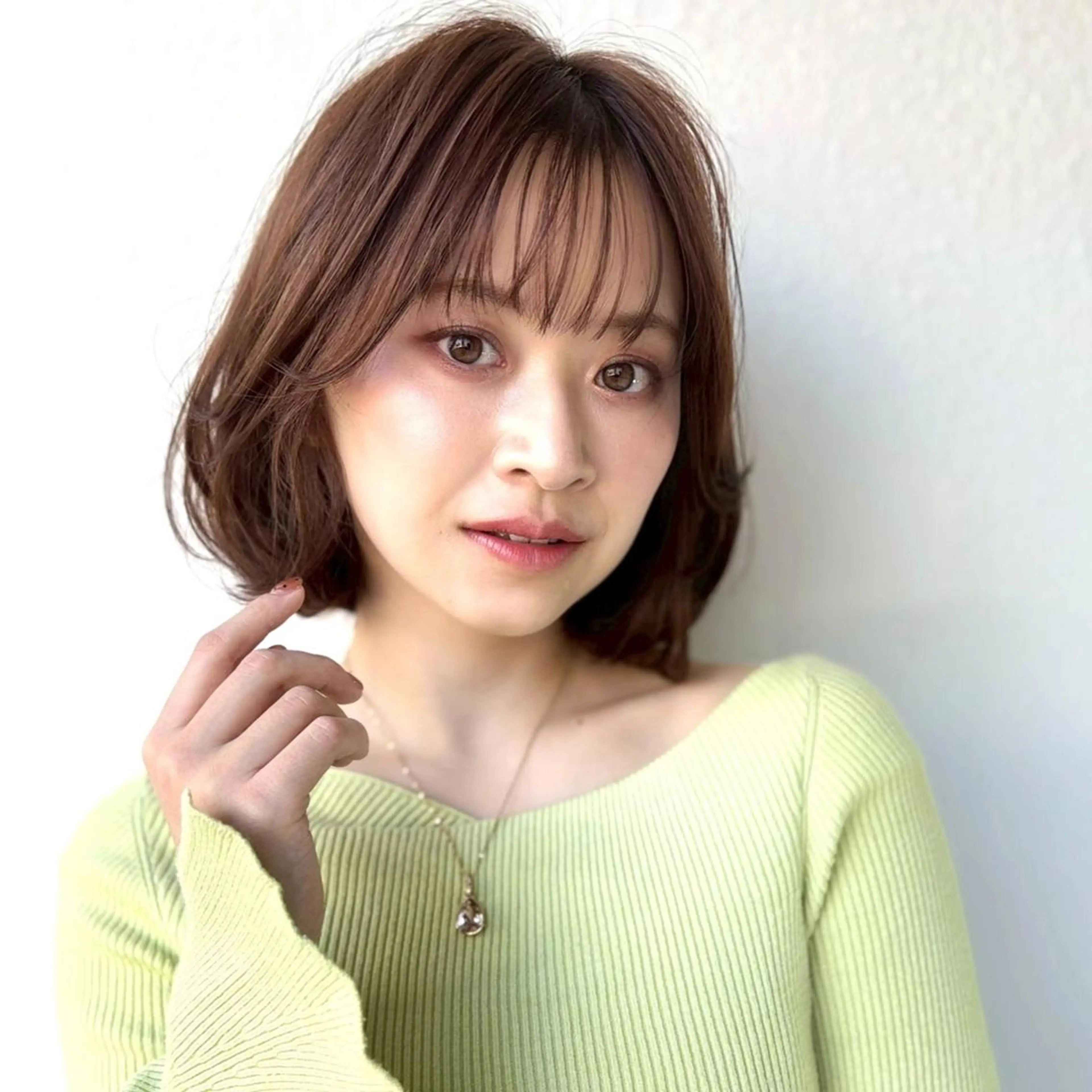 ミディアム 似合わせ✨透明感🫧 佐藤優斗のヘアスタイル