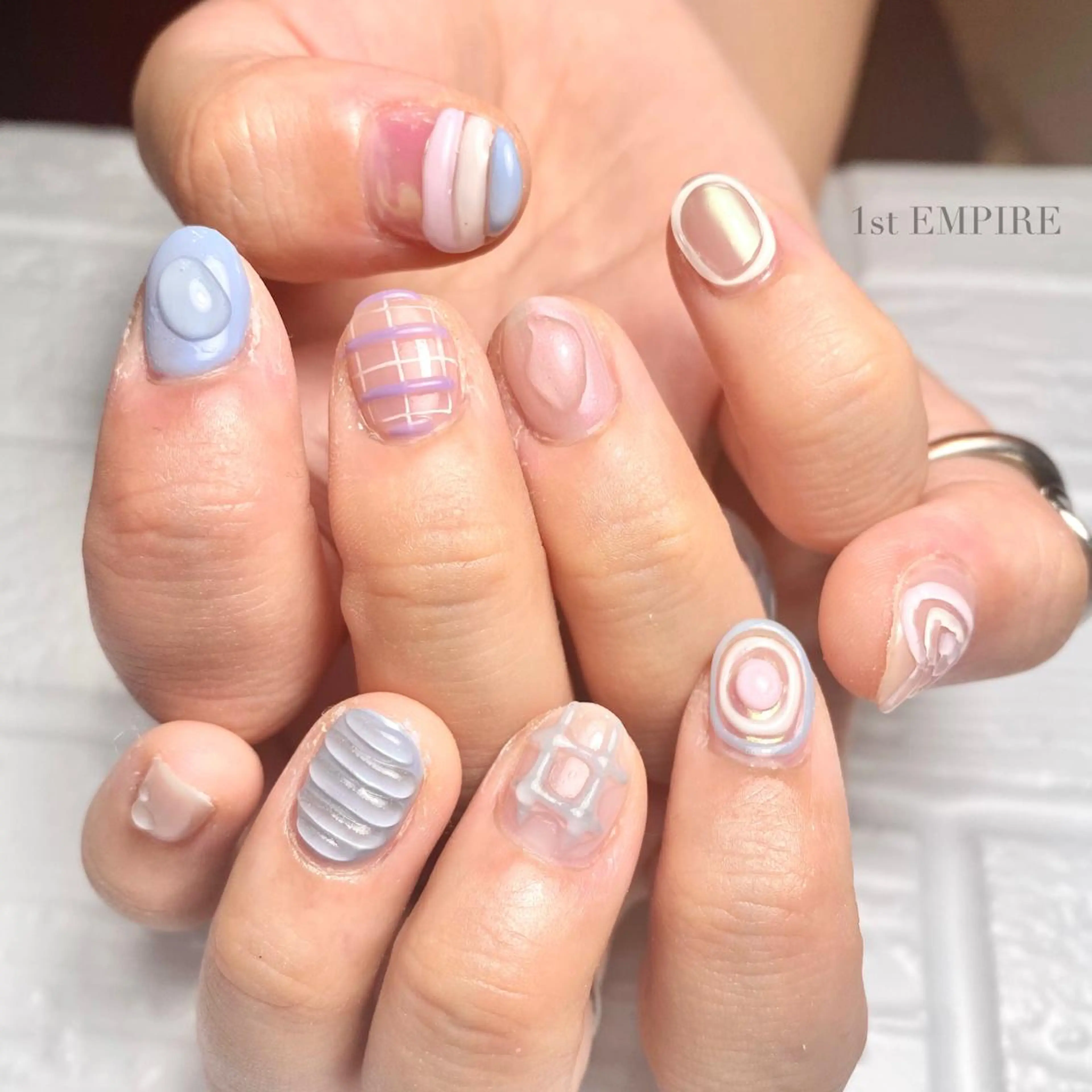 ネイル ハンドネイル saho by. 1st empireのネイルデザイン