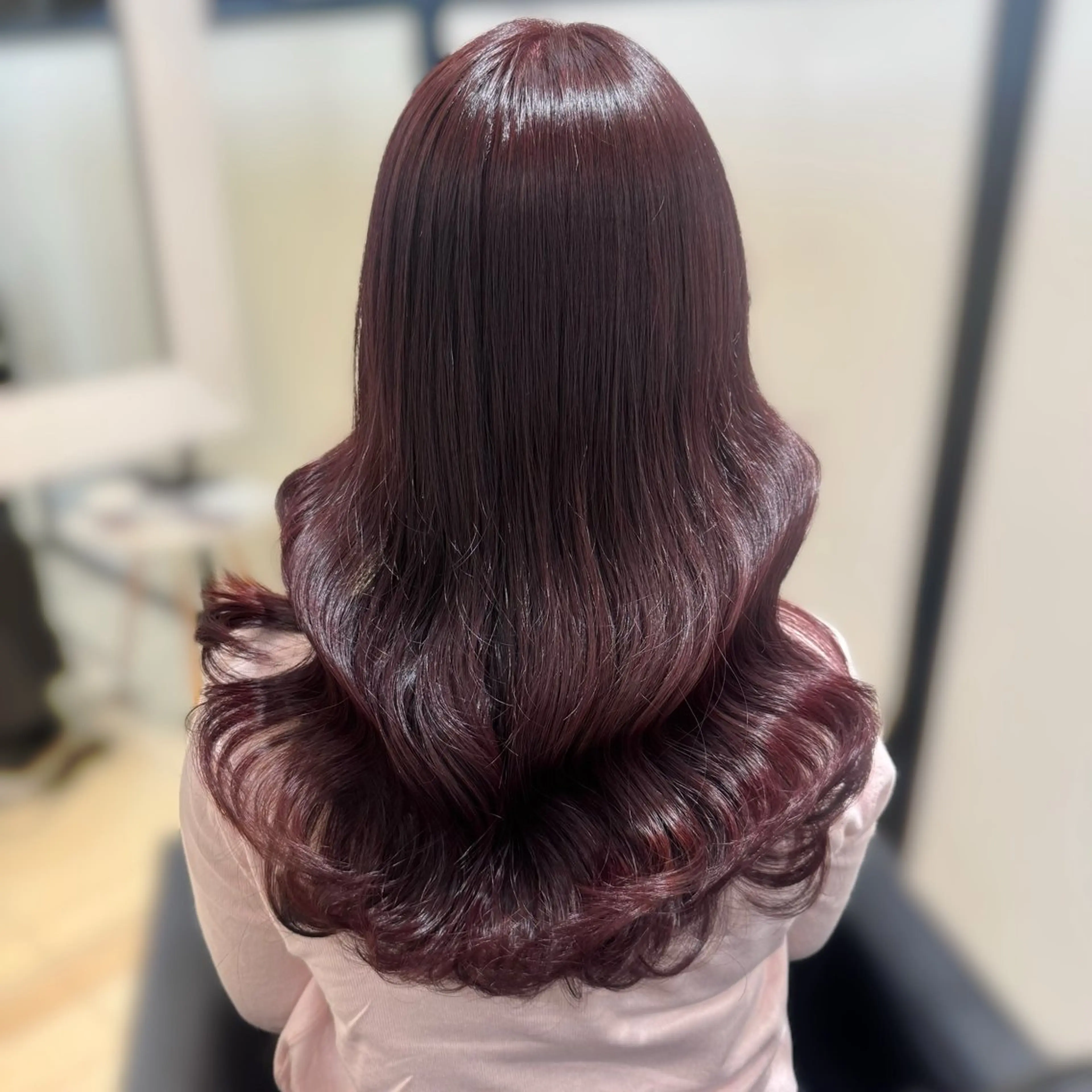 ロング カラー カット ヘアカラー トリートメント ブリーチなしカラー kana🐱のヘアスタイル