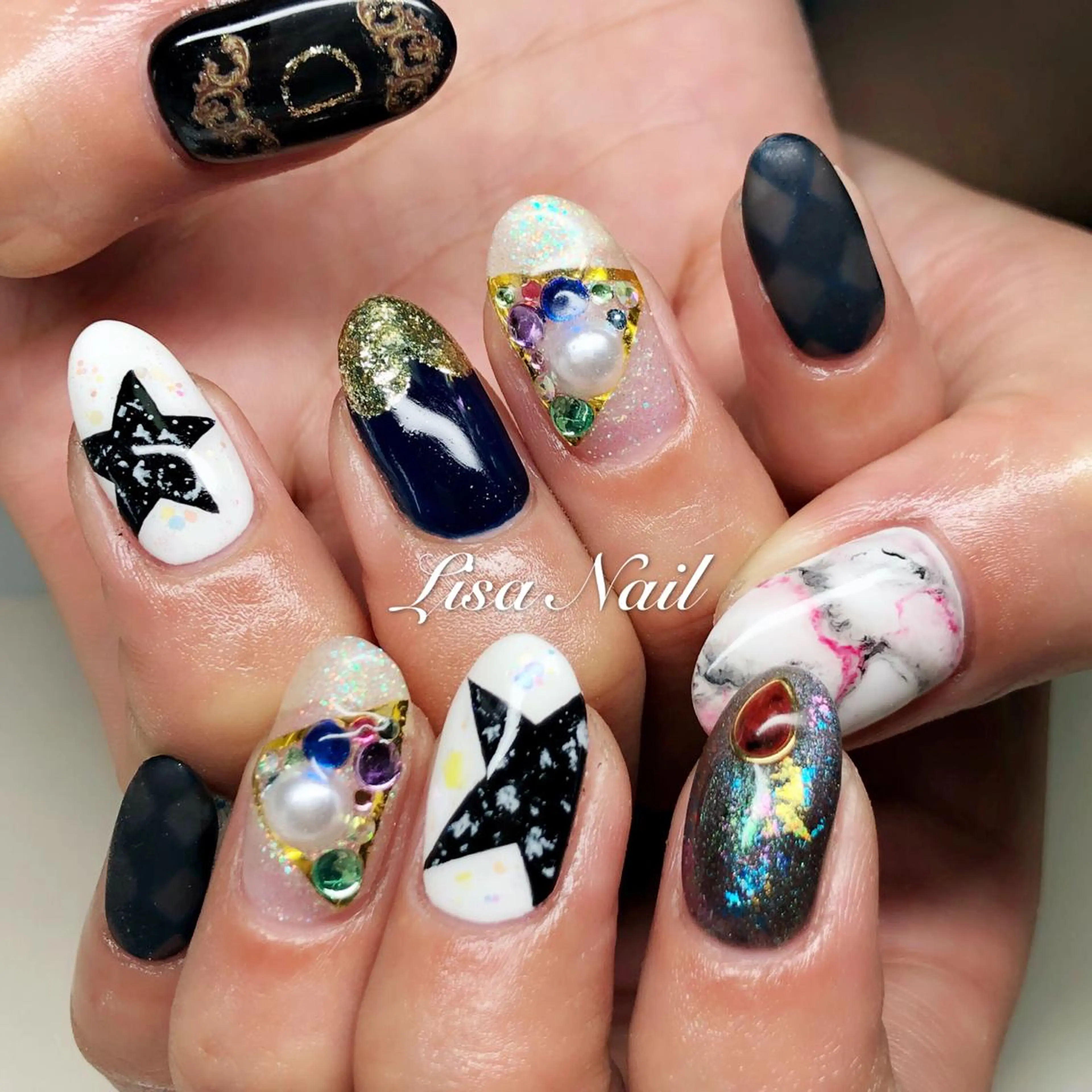 ネイル 🎀 RI🎀のネイルデザイン