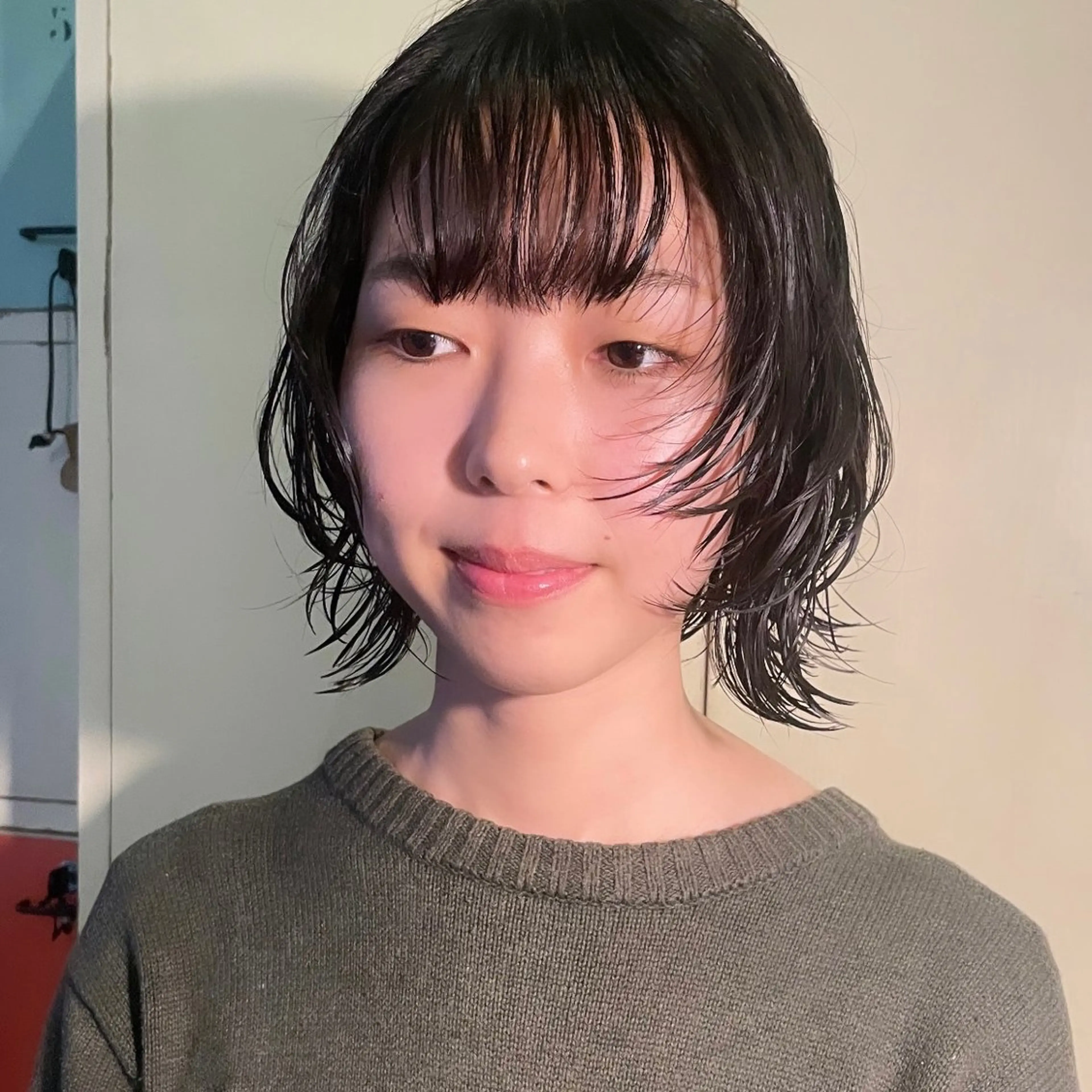 ショート パーマ sourire  西大分所属・Sourire西大分 ☘️いけだ　あおいのヘアスタイル