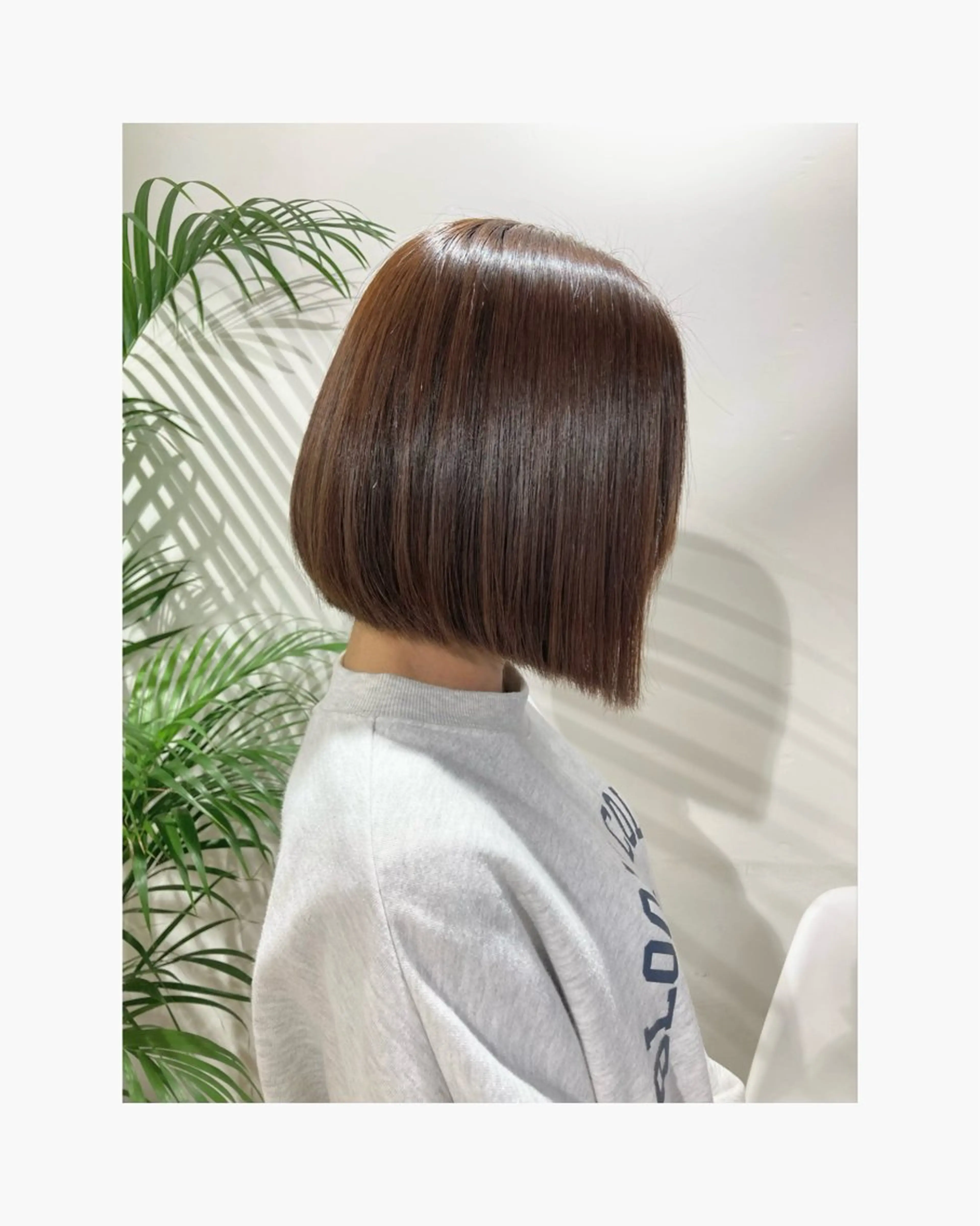 ショート 縮毛矯正 hair studio Zen〜kalon所属・Jura／ハイライト ／ブリーチなしカラーのヘアスタイル