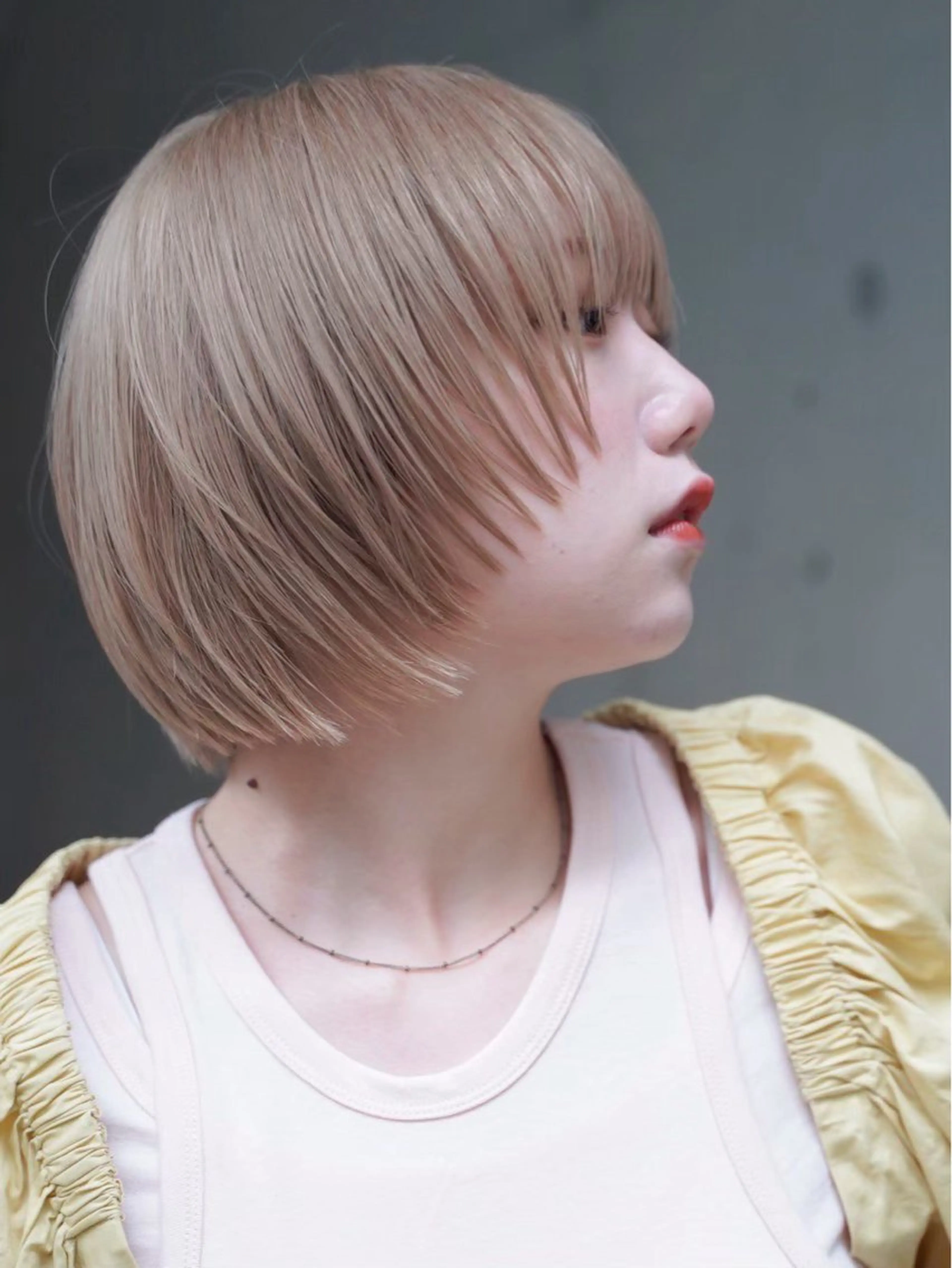 ショート カラー ヘアカラー トリートメント SHO 👻原宿 /艶カラーのヘアスタイル