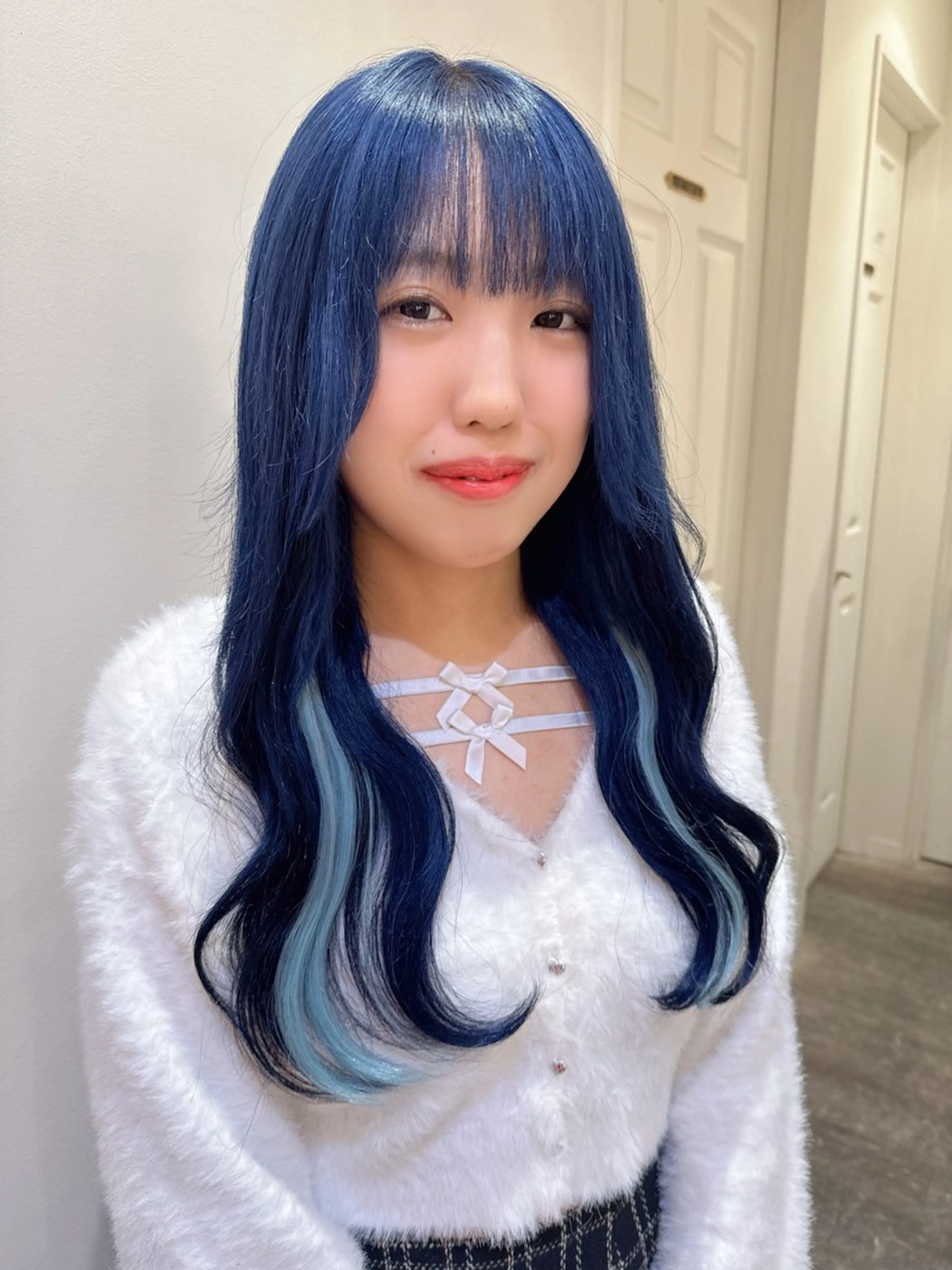 セミロング エクステ 横浜🍒ルーツカラー エクステ／RIEのヘアスタイル