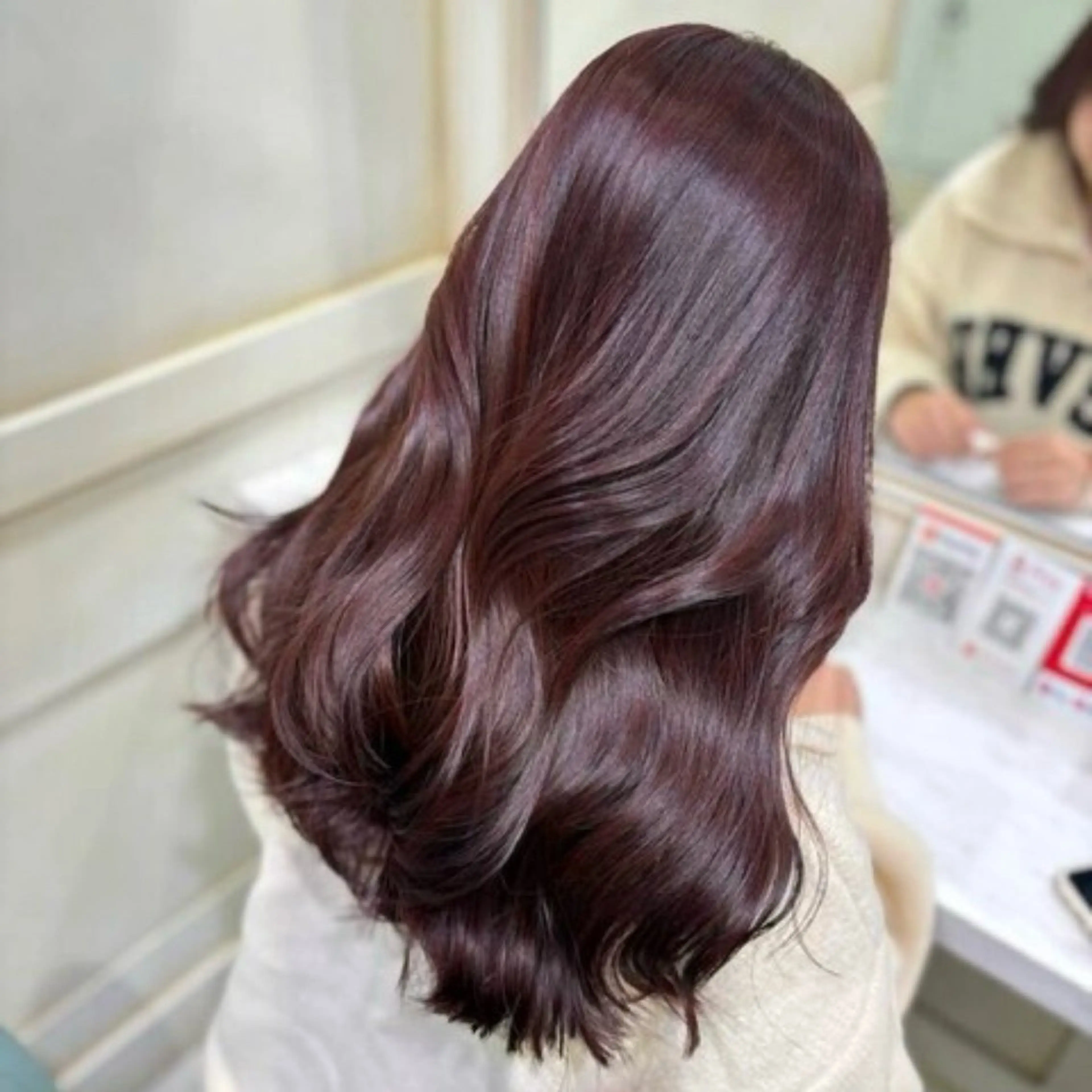 ミディアム カラー ヘアカラー トリートメント 💖ダブルカラー/ ケアカラー/レナ💖のヘアスタイル