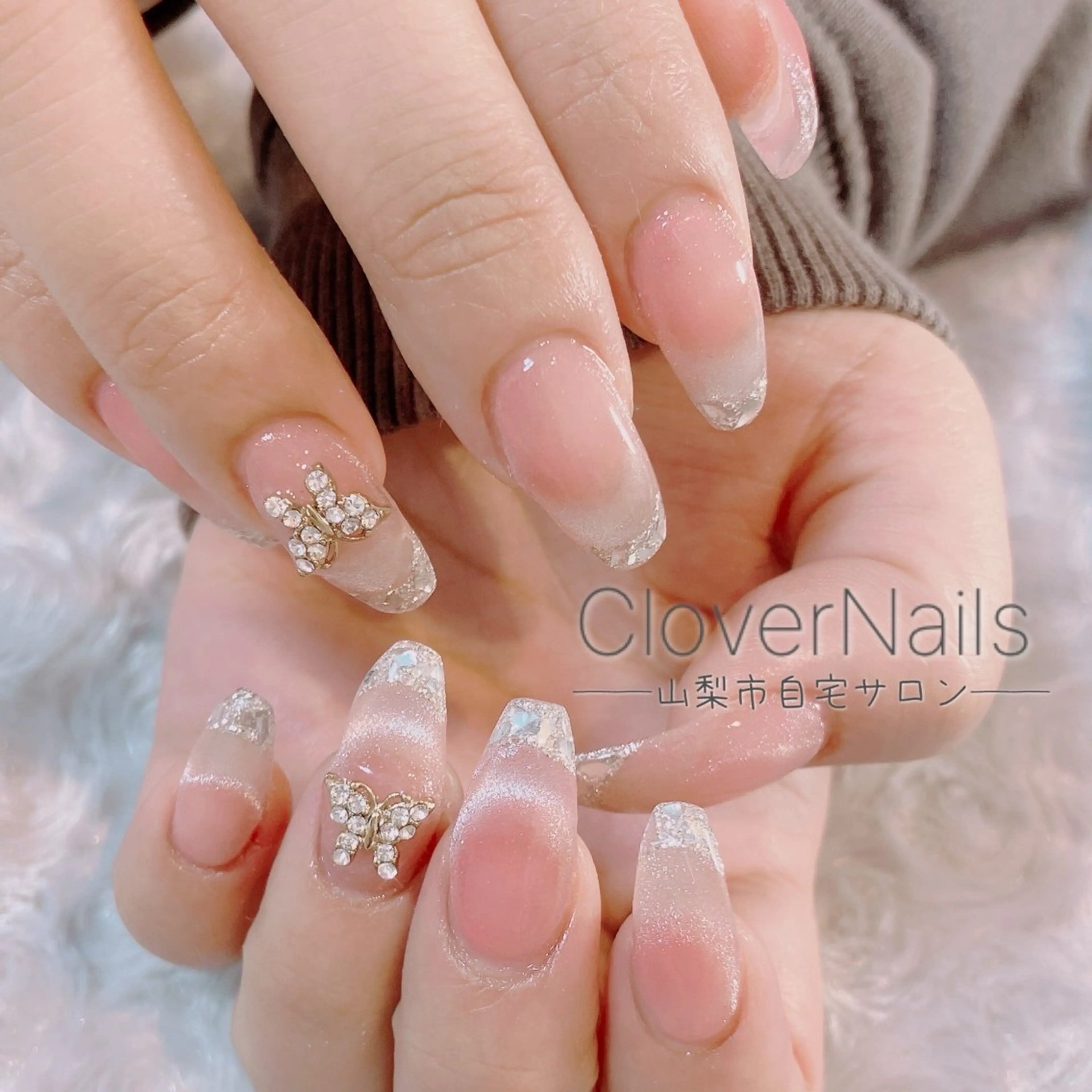 ハンドネイル(他店オフあり)持ち込みデザインの写真