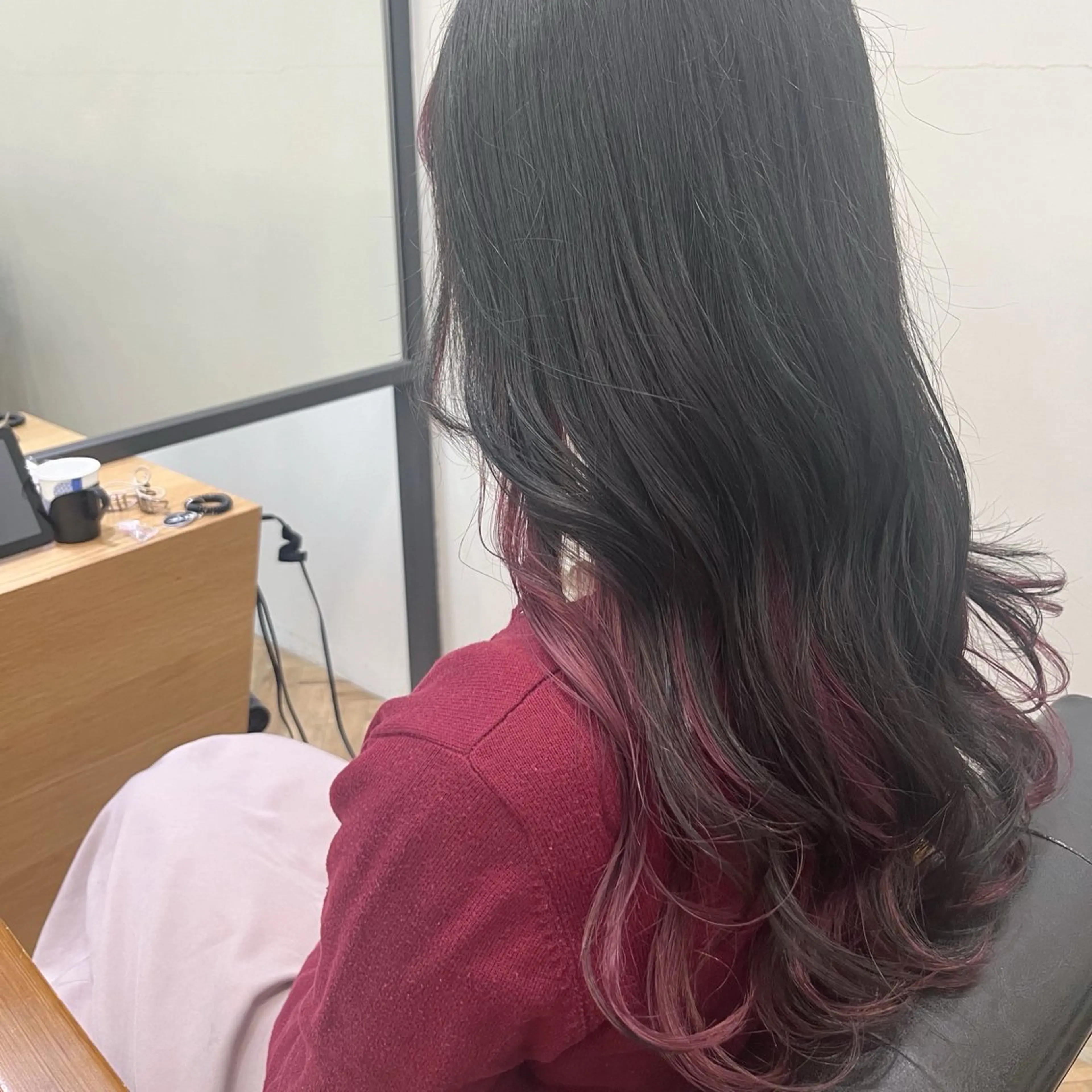 カラー ブリーチ ラベンダーカラー ピンクカラー ピンクラベンダー 🫧髪質改善🫧 神田紗来のヘアスタイル