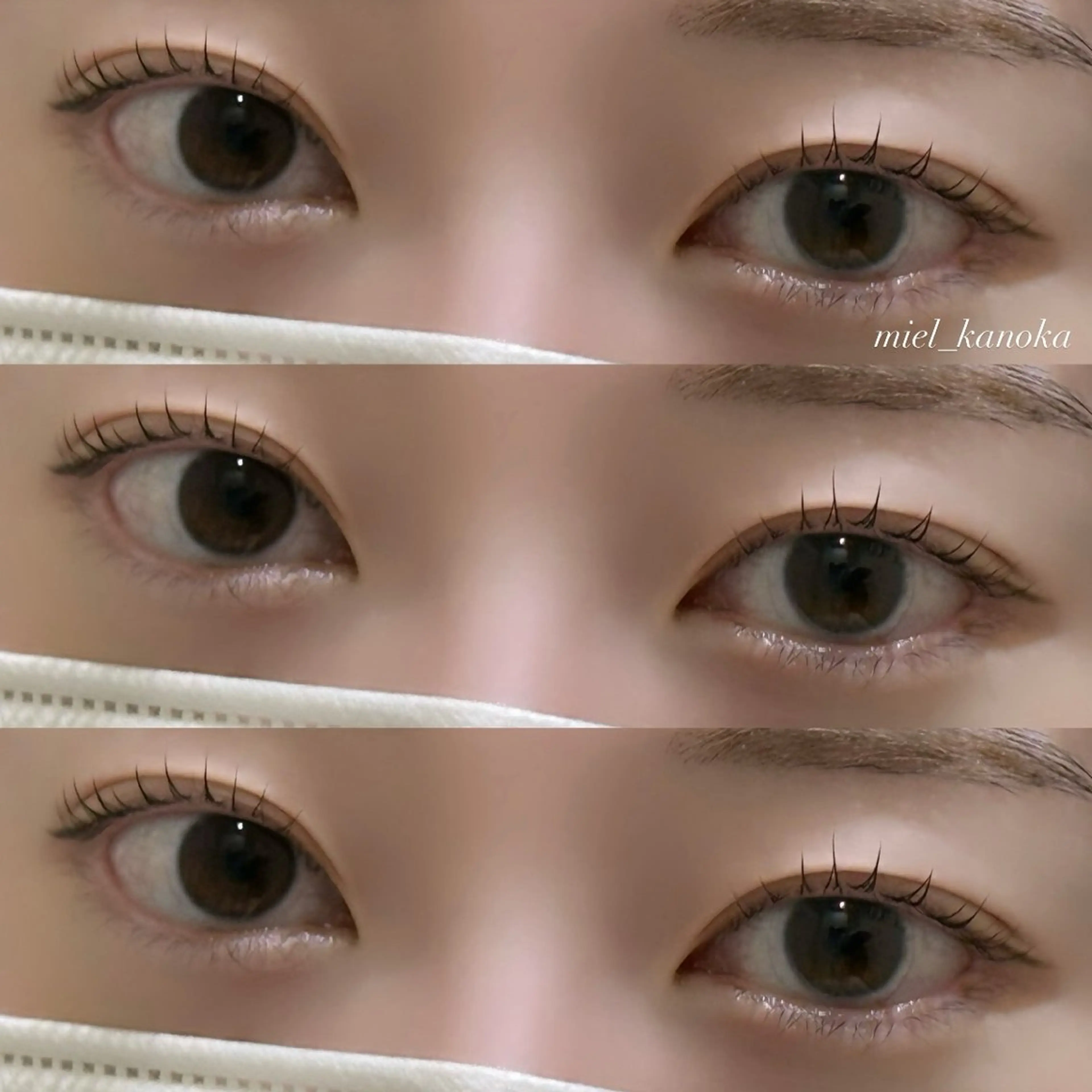 マツエク・マツパ ミエル仙台東口駅前店所属・miel カノカのマツエク・マツパデザイン