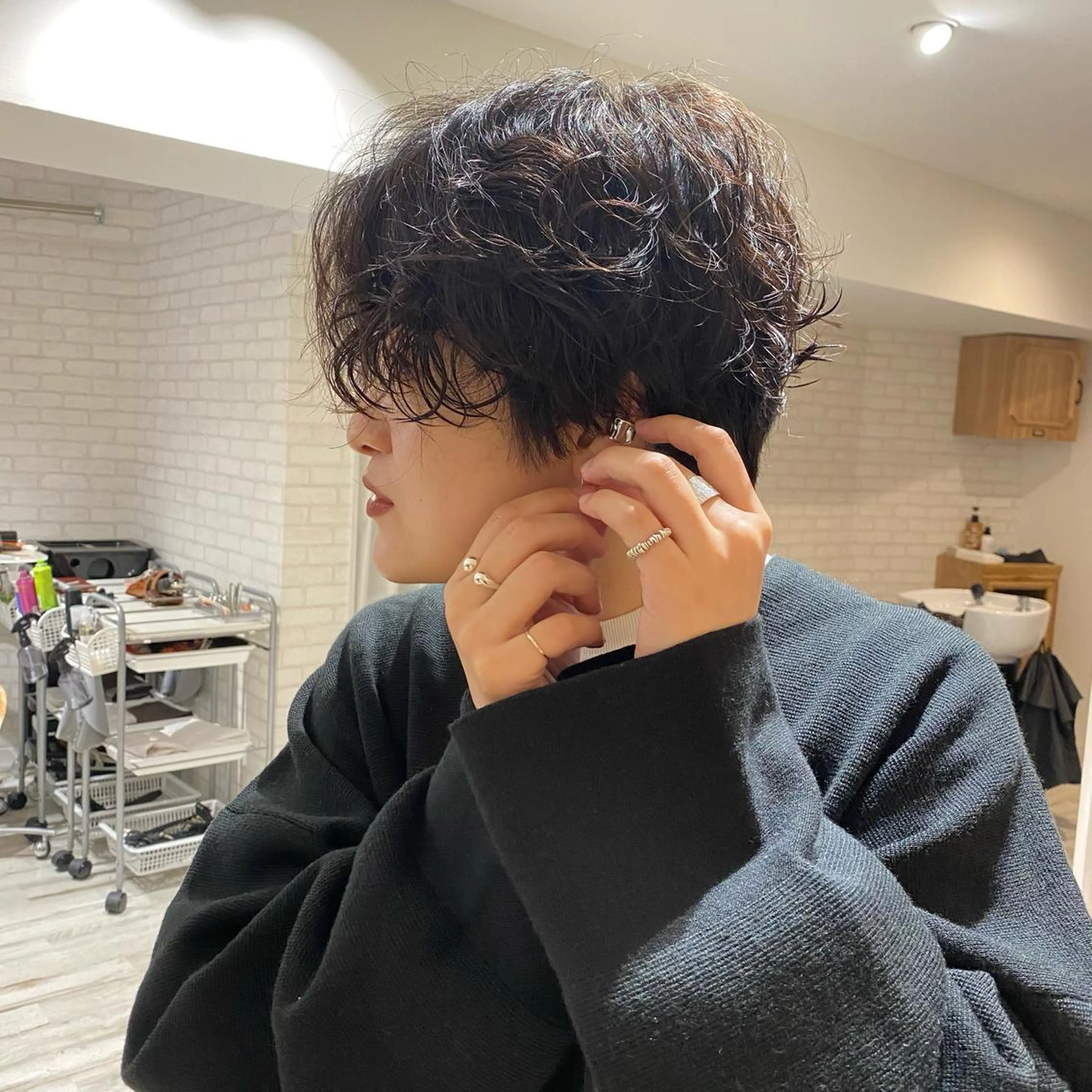 ショート パーマ abilita AZUSAのヘアスタイル