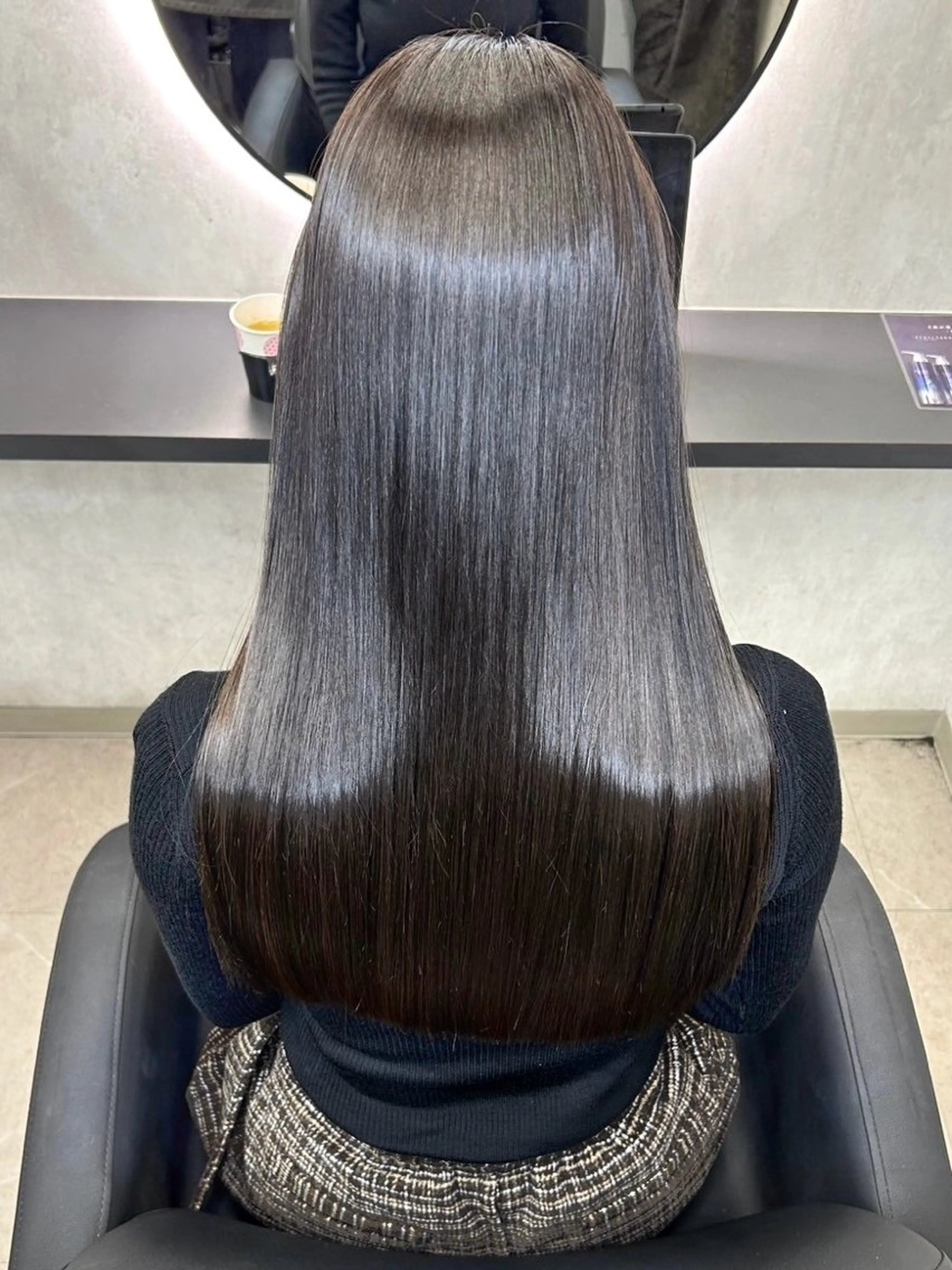 ロング カラー 新宿/縮毛矯正/ カラー/羽生沢のヘアスタイル