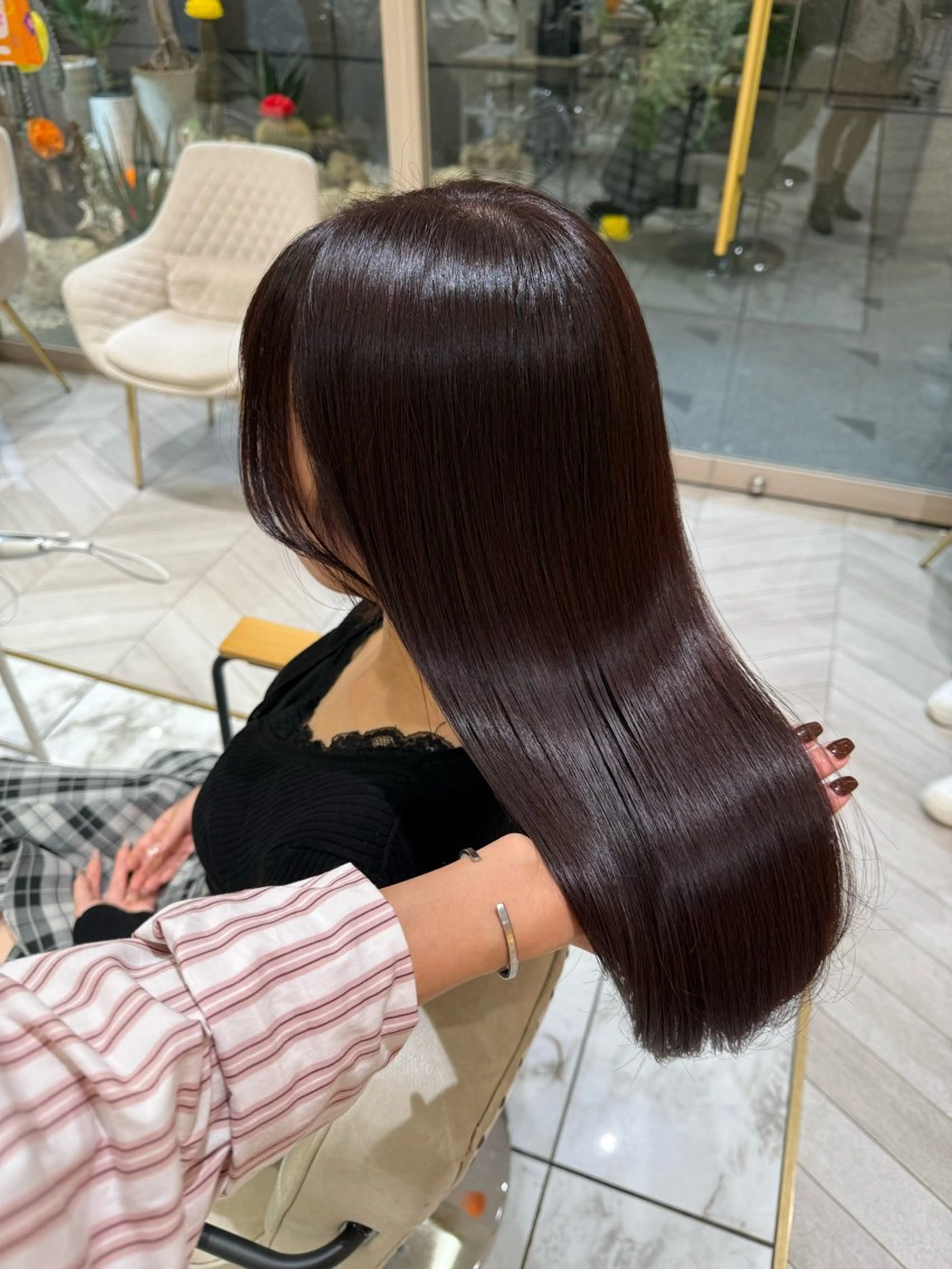 🌼髪質改善トリートメント × ワンカラーの写真