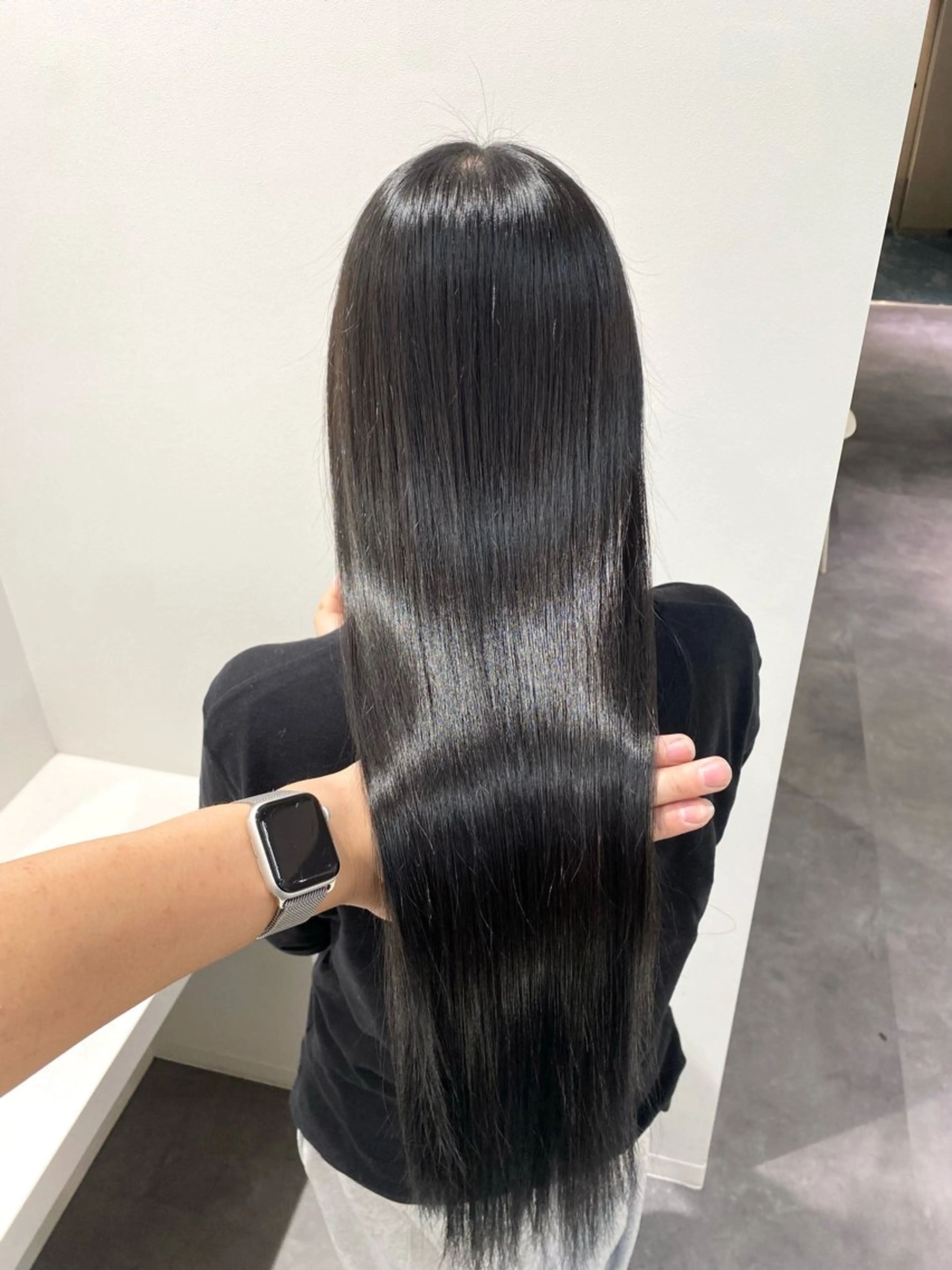 ロング カラー カット ヘアカラー トリートメント 髪質改善水素TR× レイヤーカット/熊澤のヘアスタイル