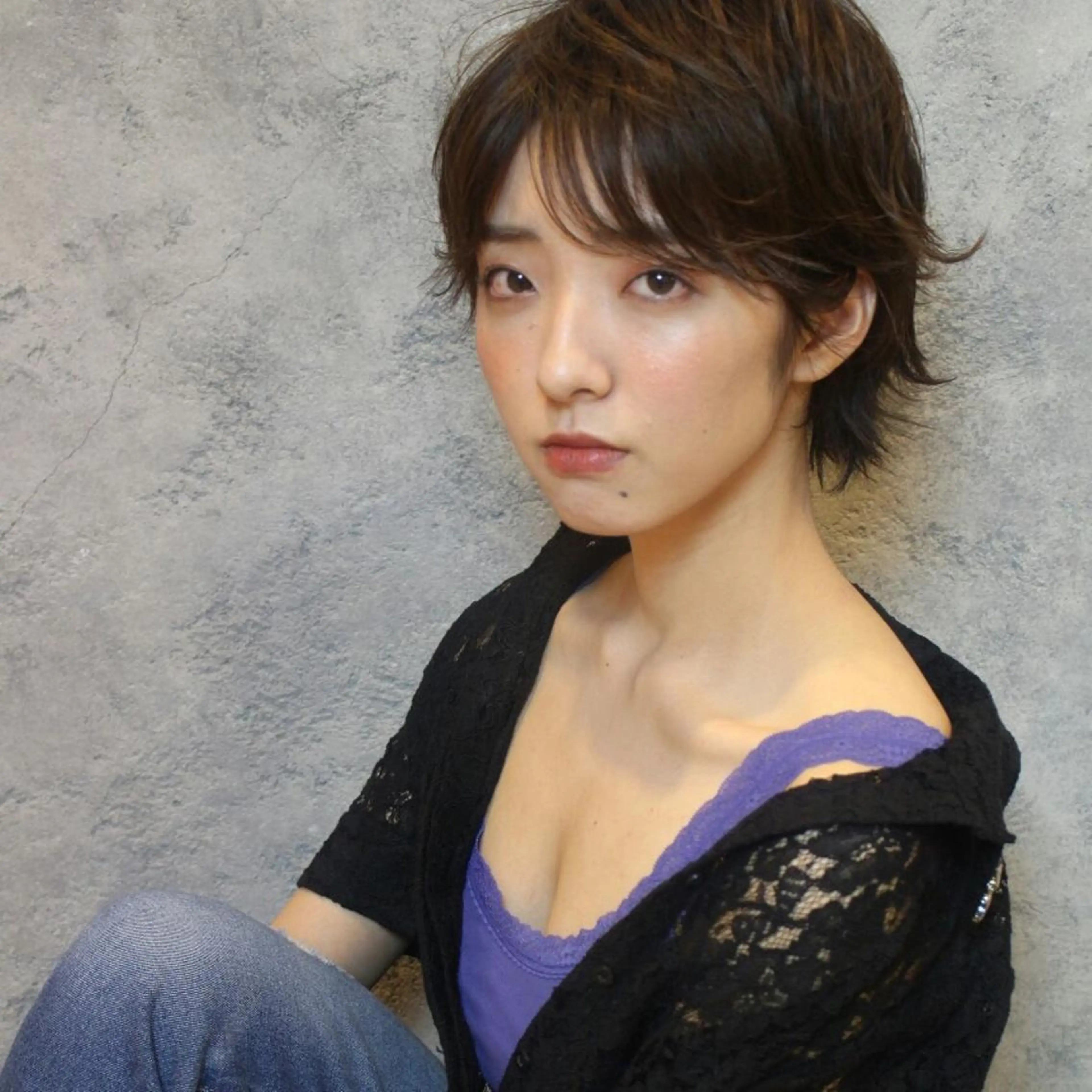 ショート カラー パーマ ショートヘア スタイル 相模大野のヘアスタイル