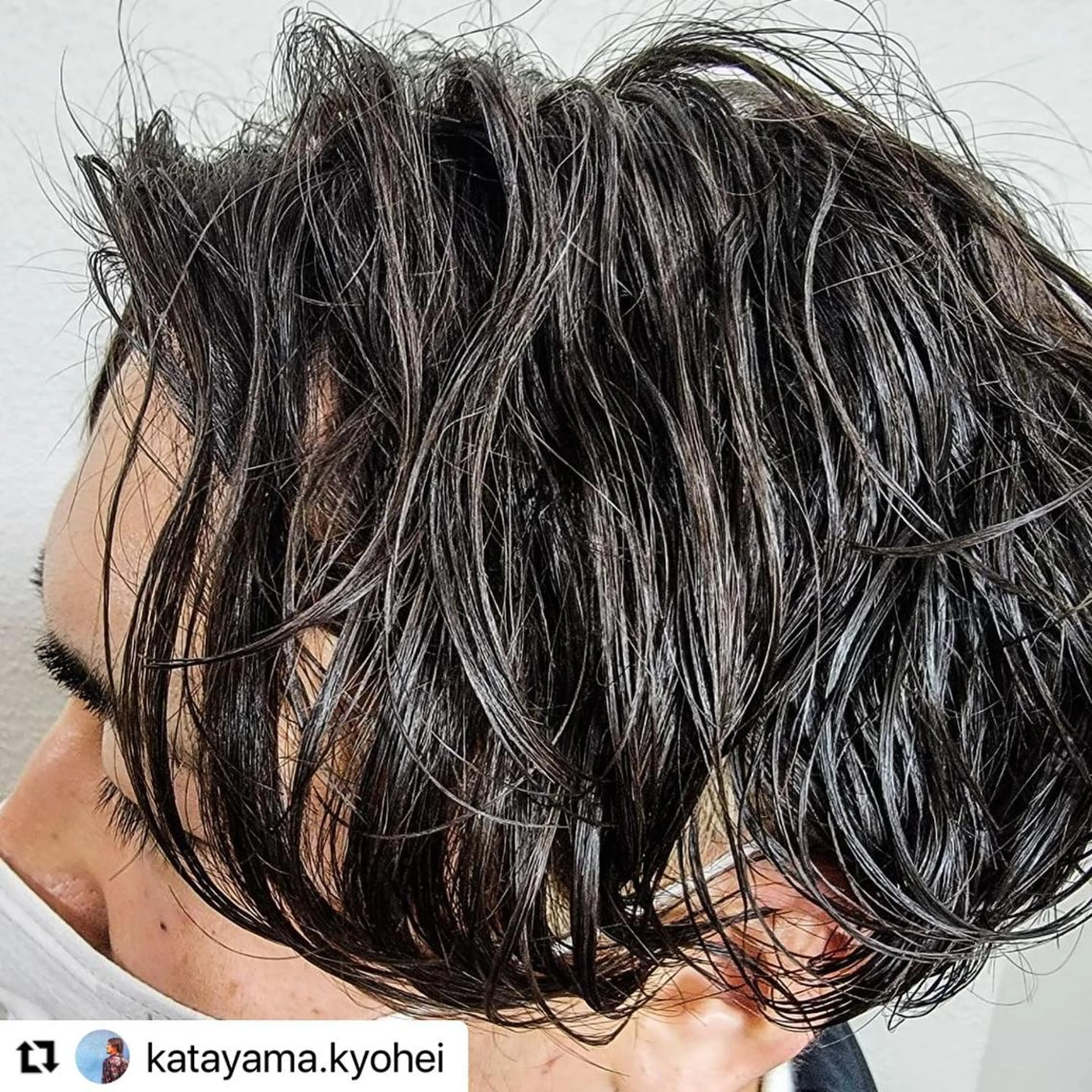 ミディアム カラー メンズ ミディアムパーマ メンズパーマ 🩷Eny terrace🩷のヘアスタイル