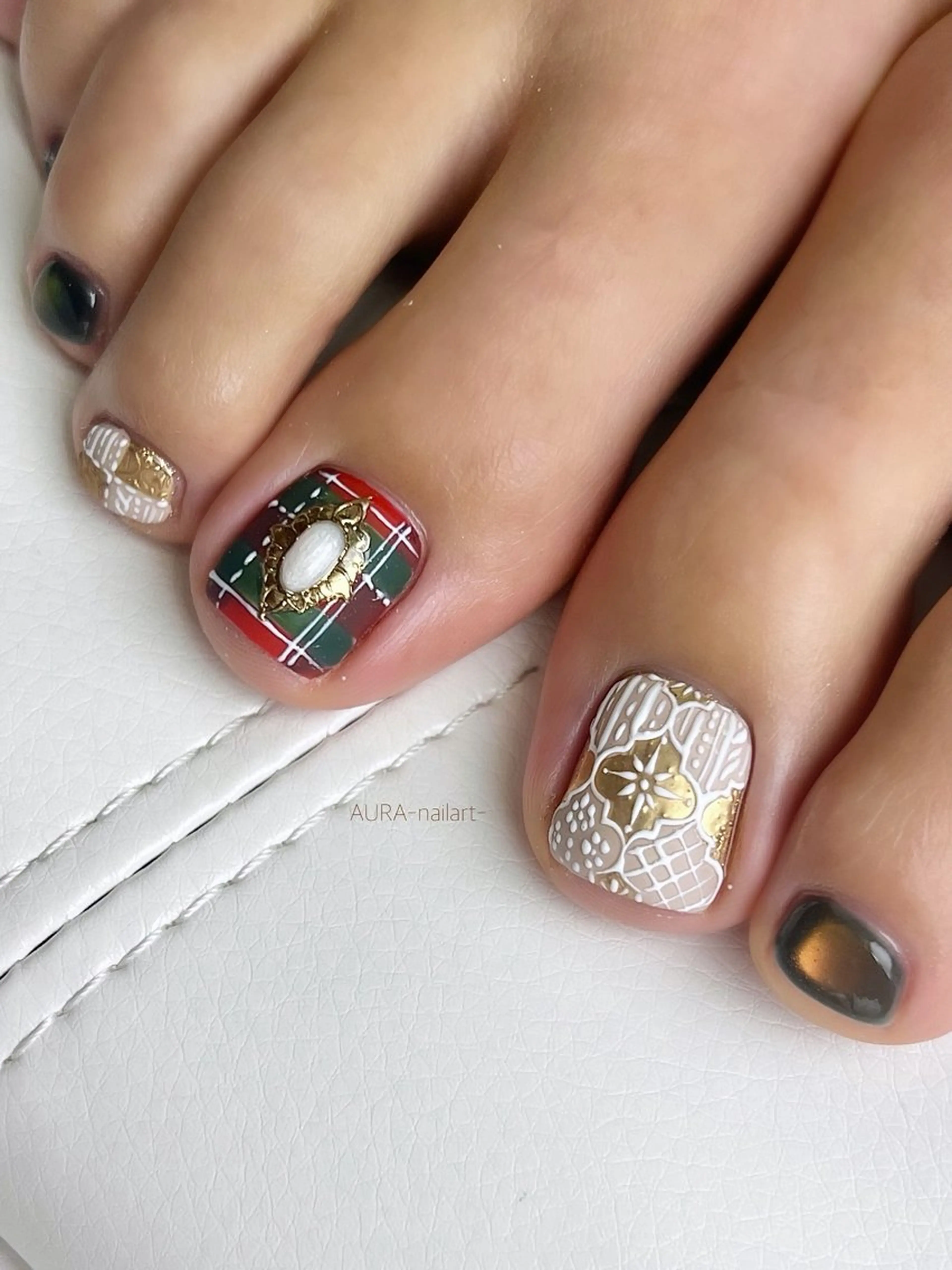 ネイル ハンドネイル AURA nailartのネイルデザイン