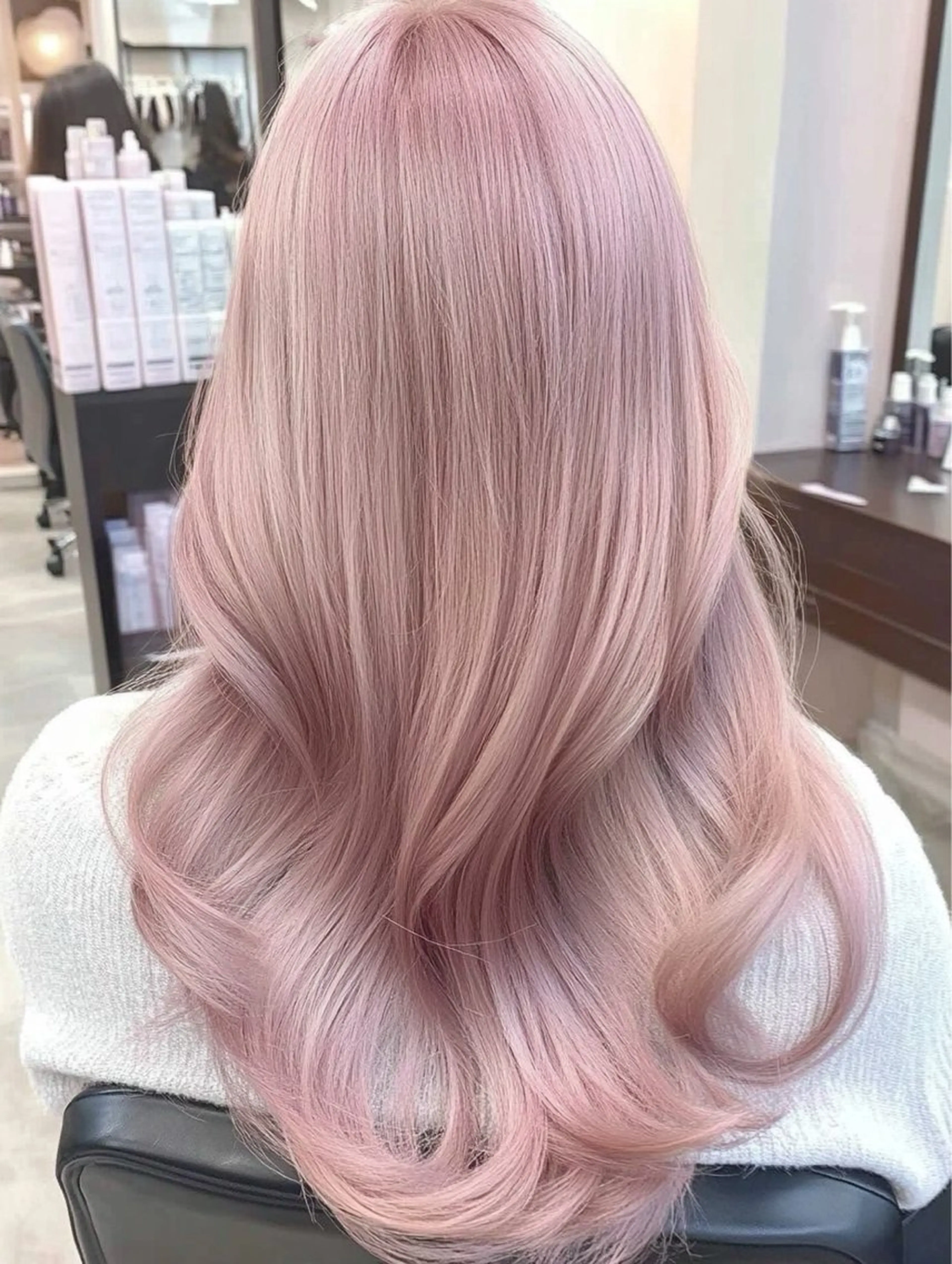 ロング カラー ハイトーンカラー ヘアカラー トリートメント 誠也/唯一無二の ルーツカラーのヘアスタイル