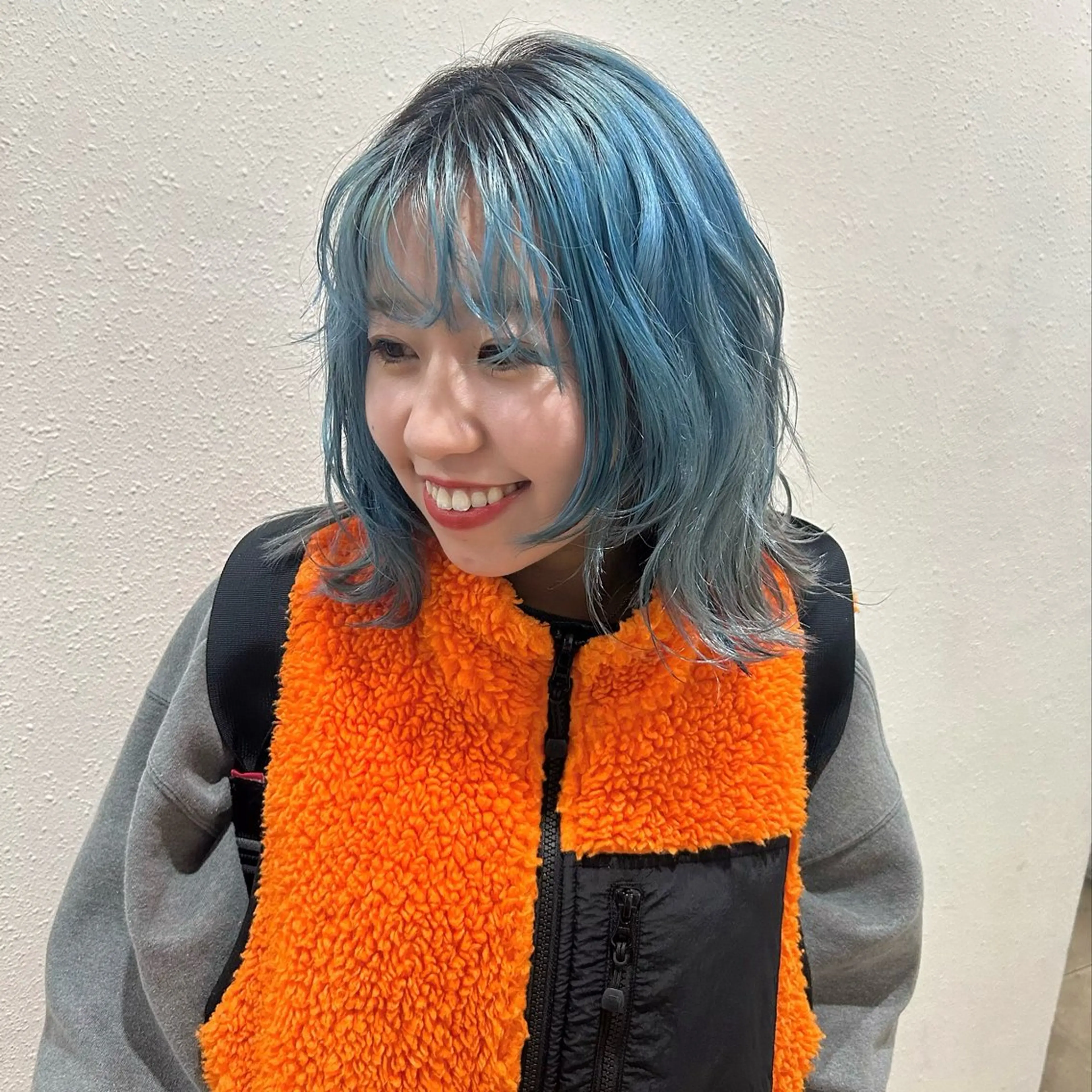 ミディアム カット ヘアカラー トリートメント L STUDIO所属・ハイトーン/ブリーチ 🧁soraのヘアスタイル