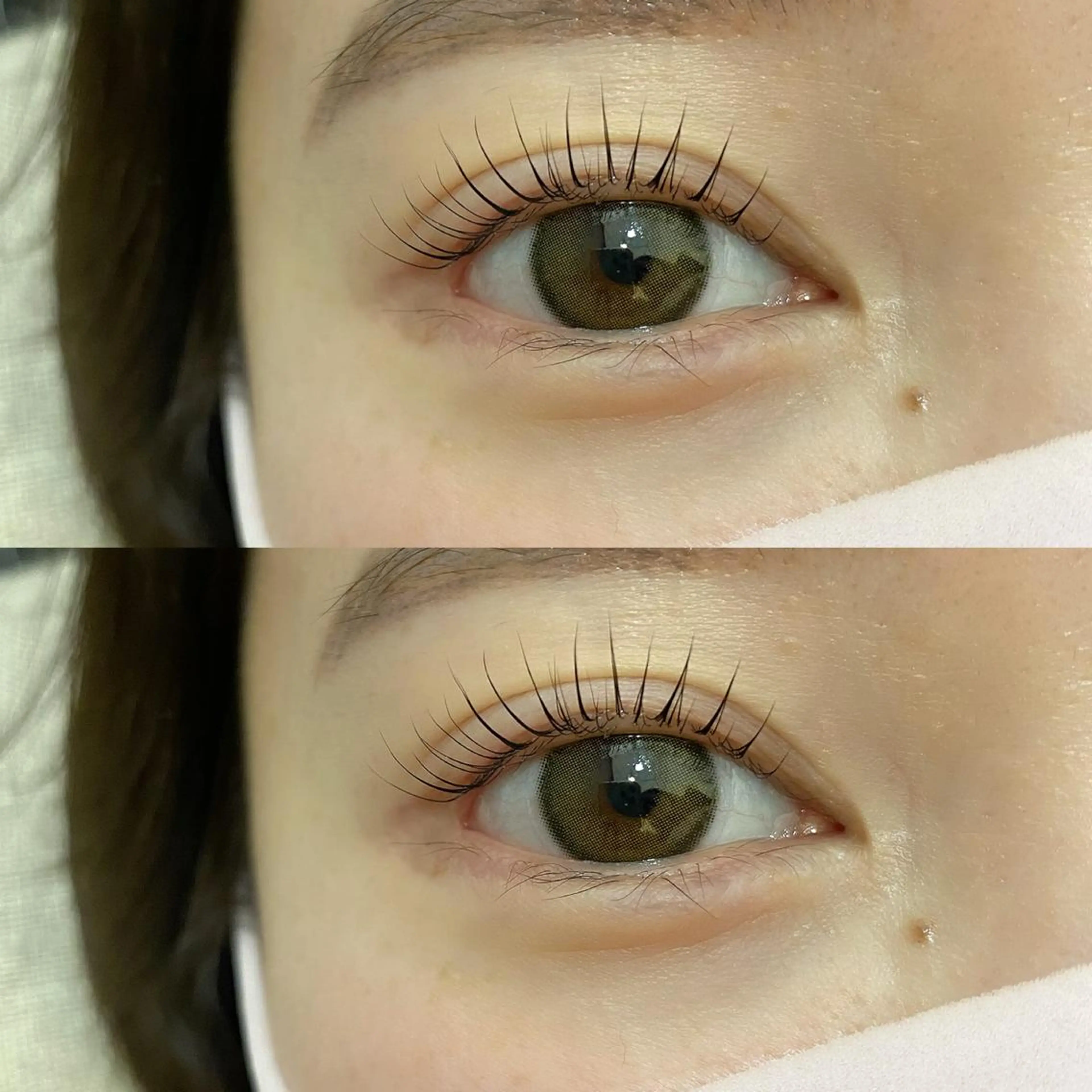 カラー パーマ マツエク・マツパ ブラウンカラー カラーマツエク フラットラッシュ パリジェンヌラッシュリフト まつげパーマ Ril eye所属・RIKO [Ril eye]のマツエク・マツパデザイン