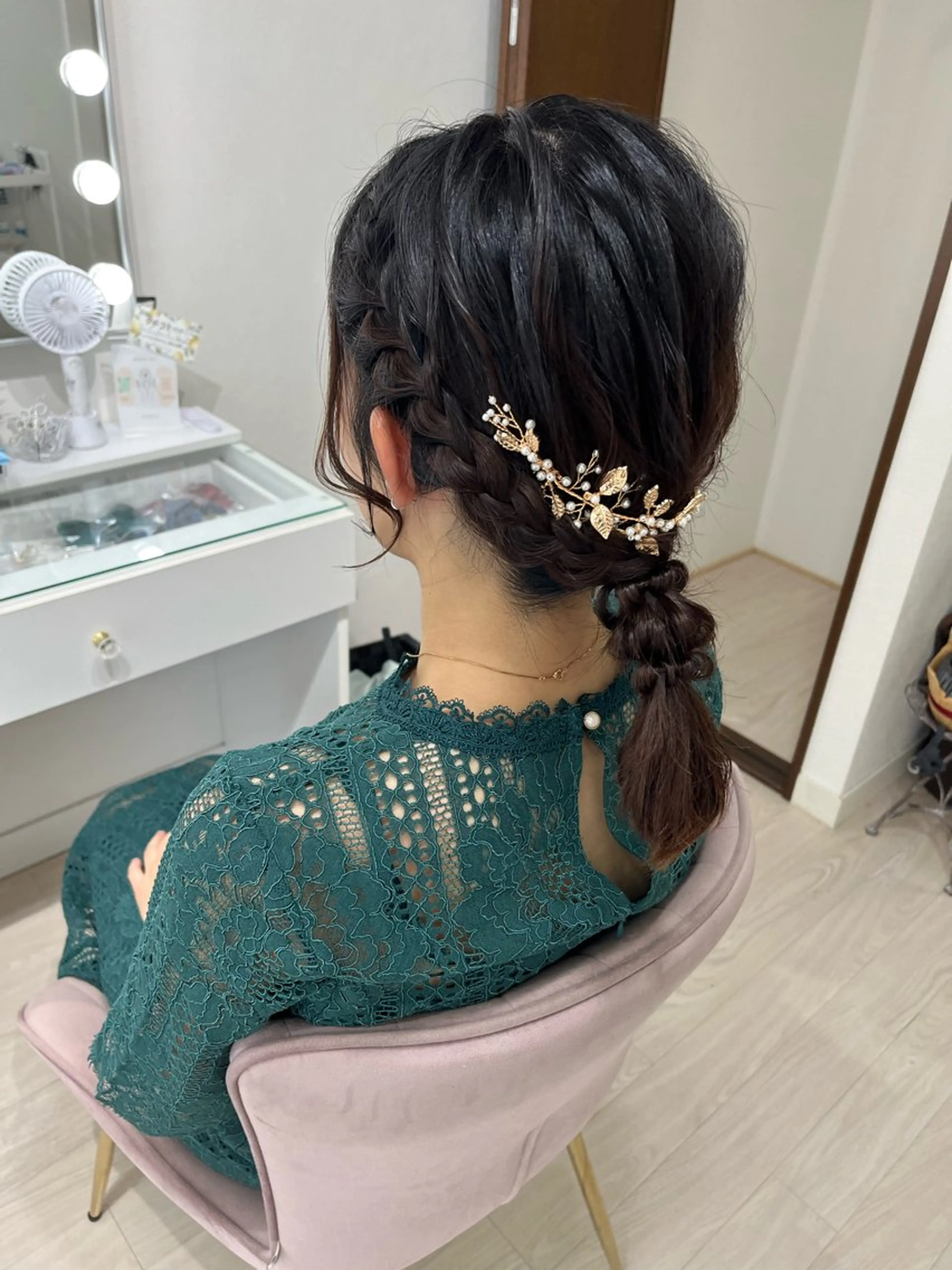 ミディアム ヘアアレンジ ヘアセット ヘアセットサロン /上坪愛美のヘアスタイル