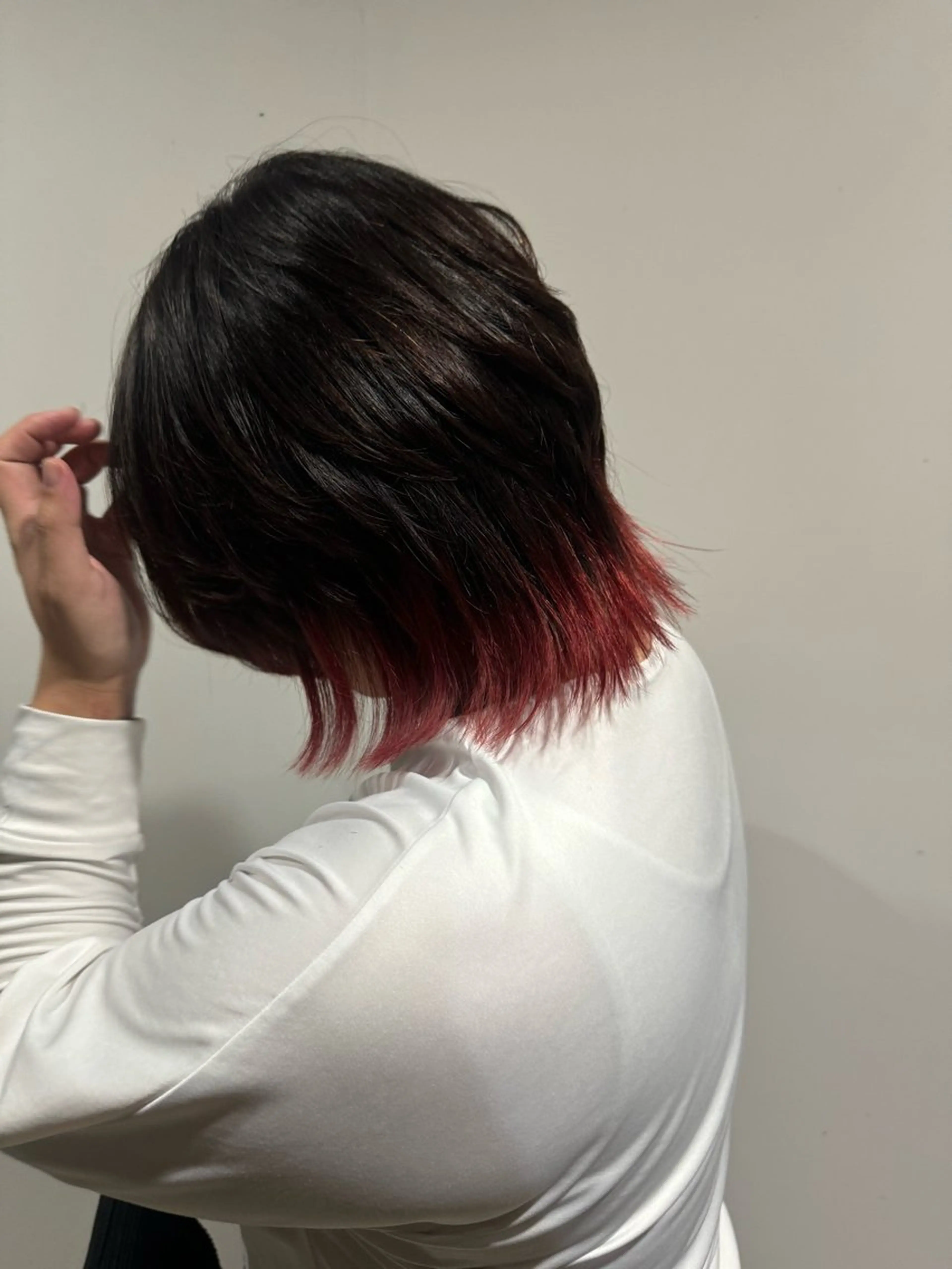 ミディアム ウルフカット アオトソラ いしざかのヘアスタイル