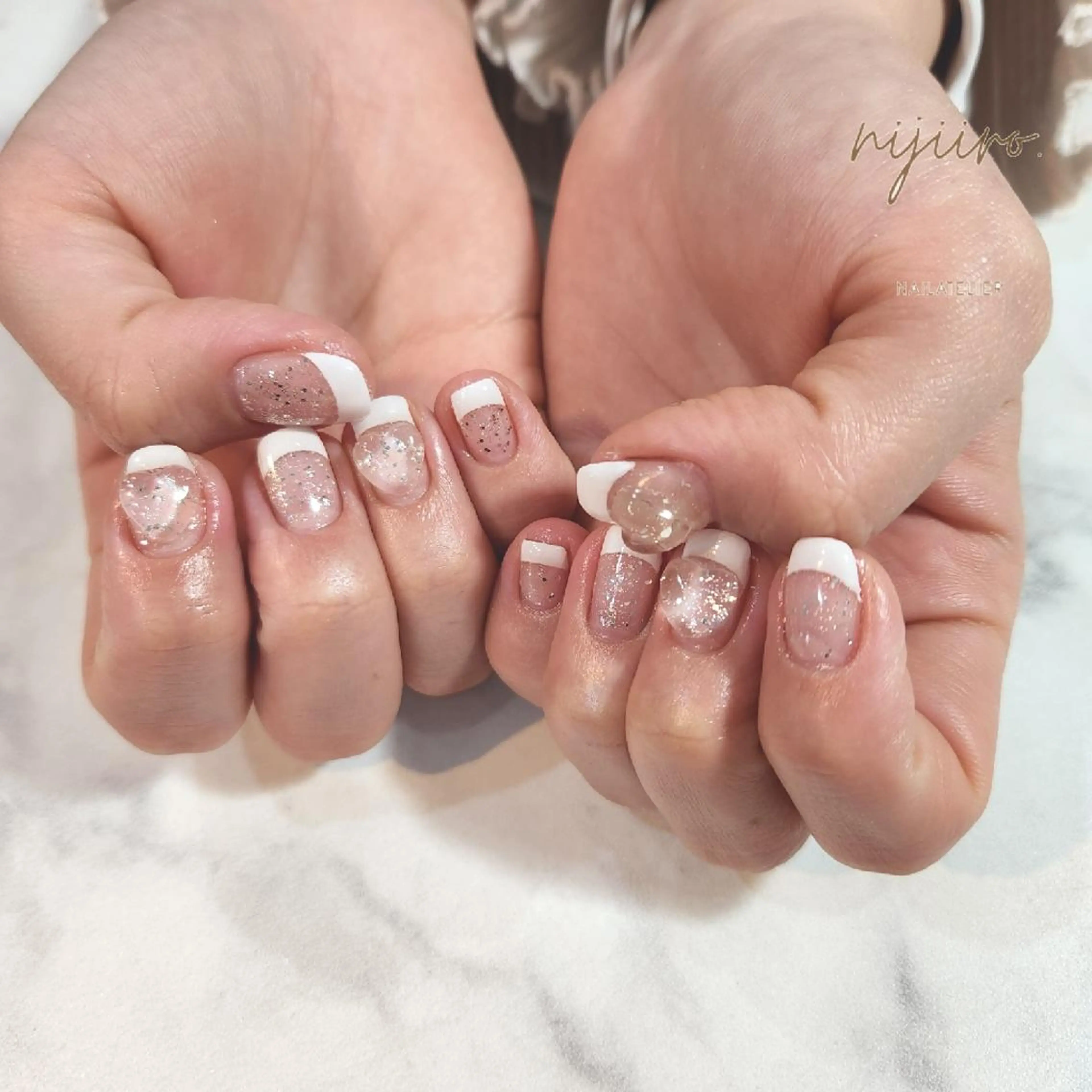 ネイル ハンドネイル nailatelier nijiiro.所属・nijiiro🌈 サトウのネイルデザイン