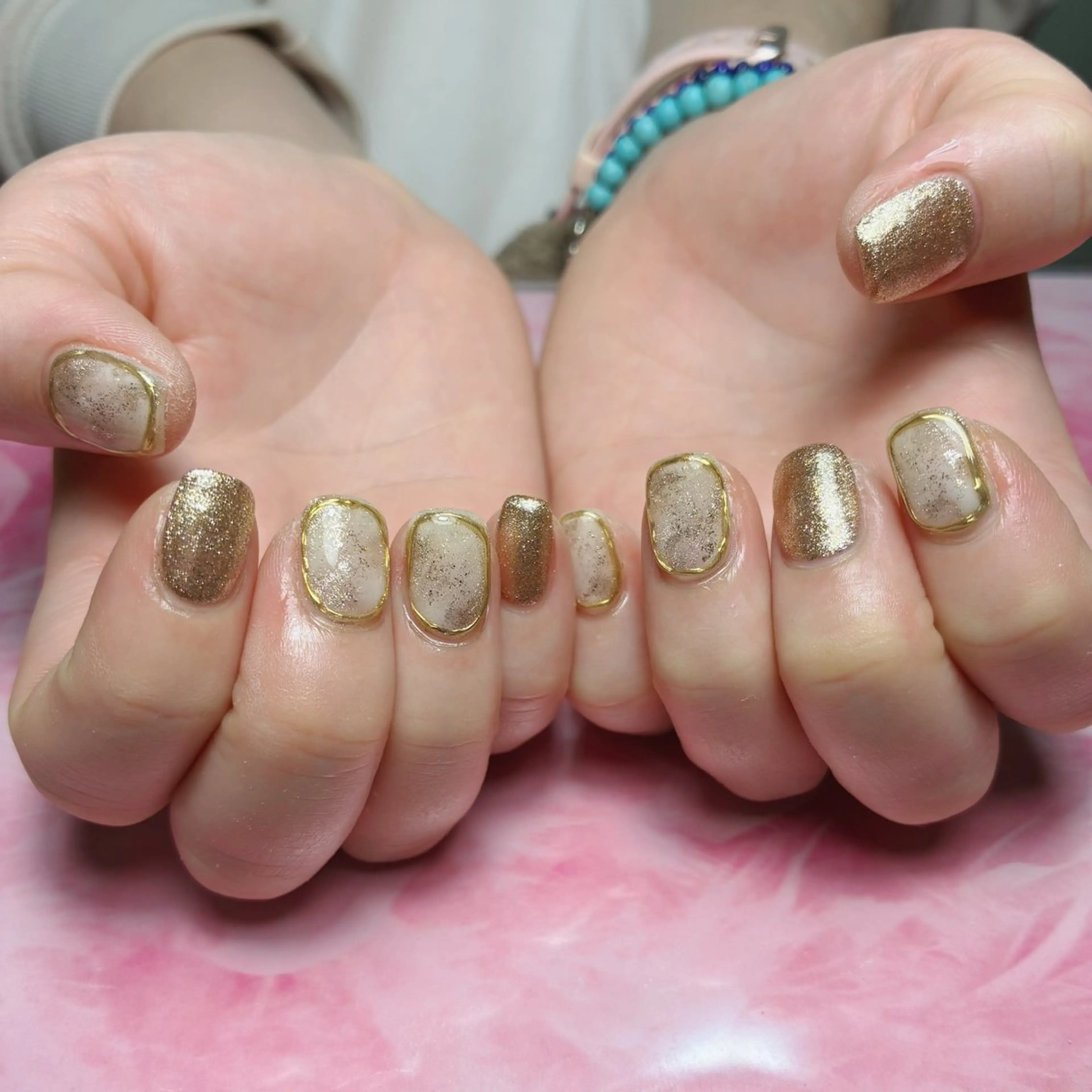 ショート ハンドネイル hs nail salonのネイルデザイン