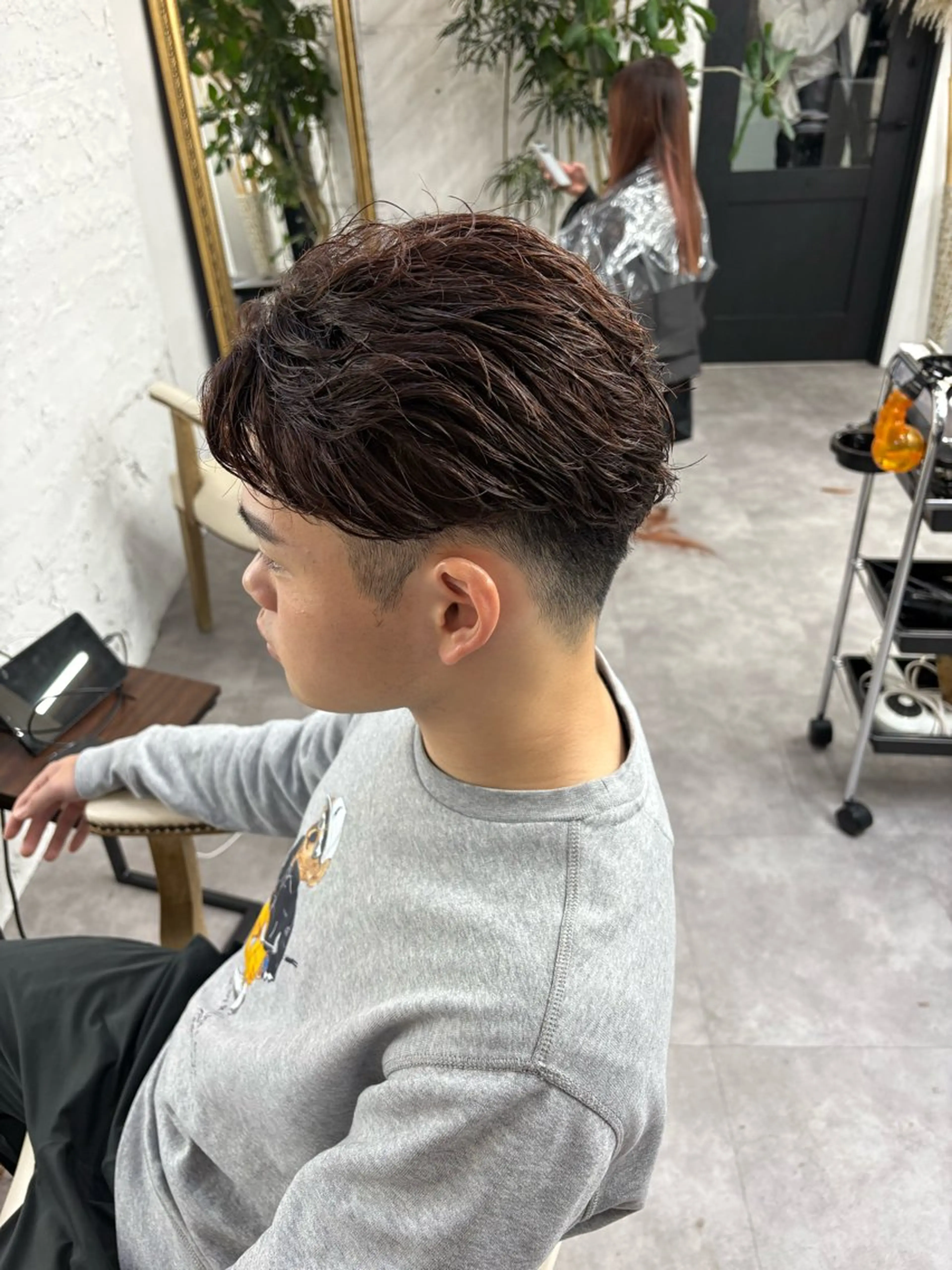 カラー メンズ カット ヘアカラー 笹江 瑞穂のヘアスタイル