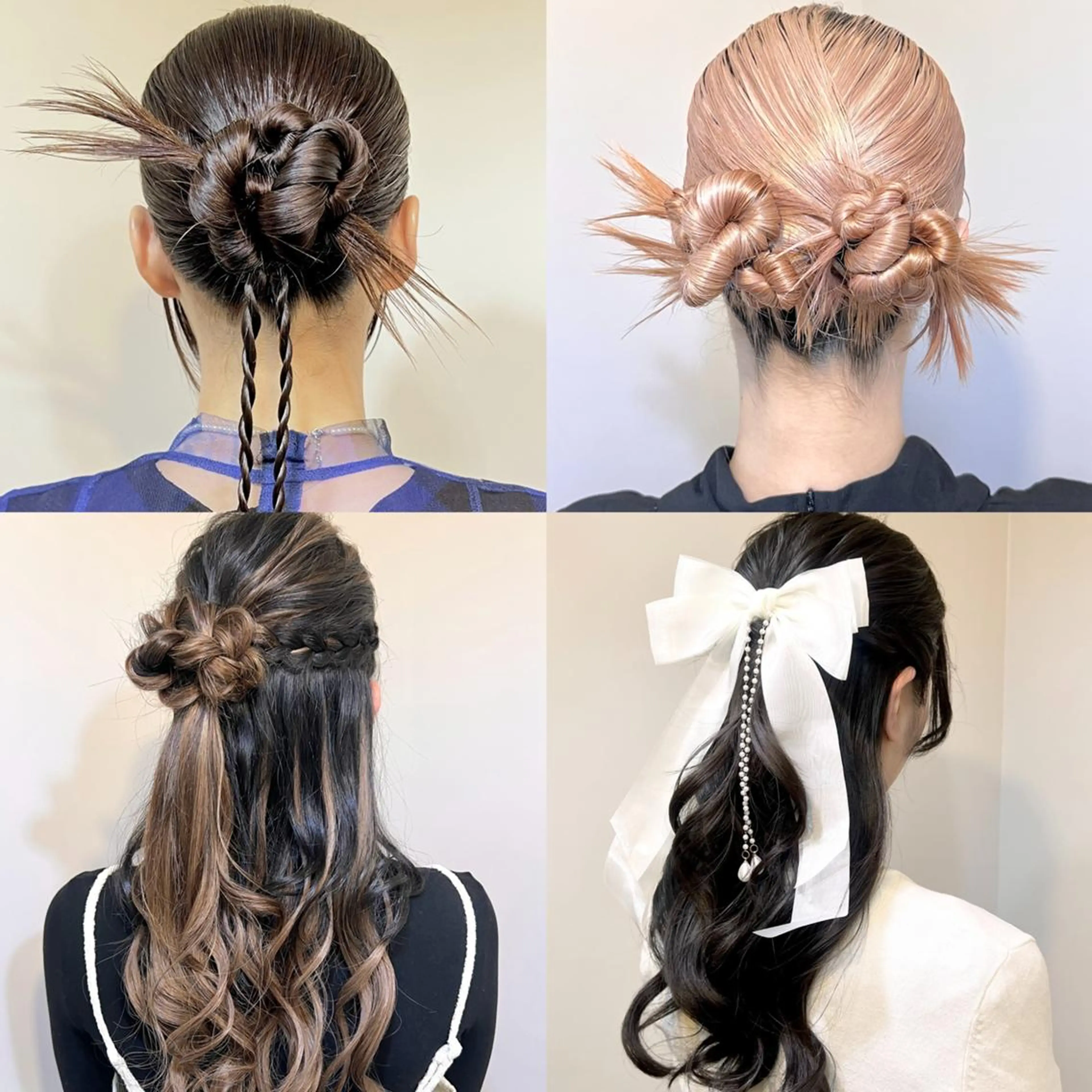 【💜ミニモ限定💜】 流行のくるみちゃんヘアからカチモリ、推し活ヘアまでお任せ✨ヘアアレンジ🦋の写真