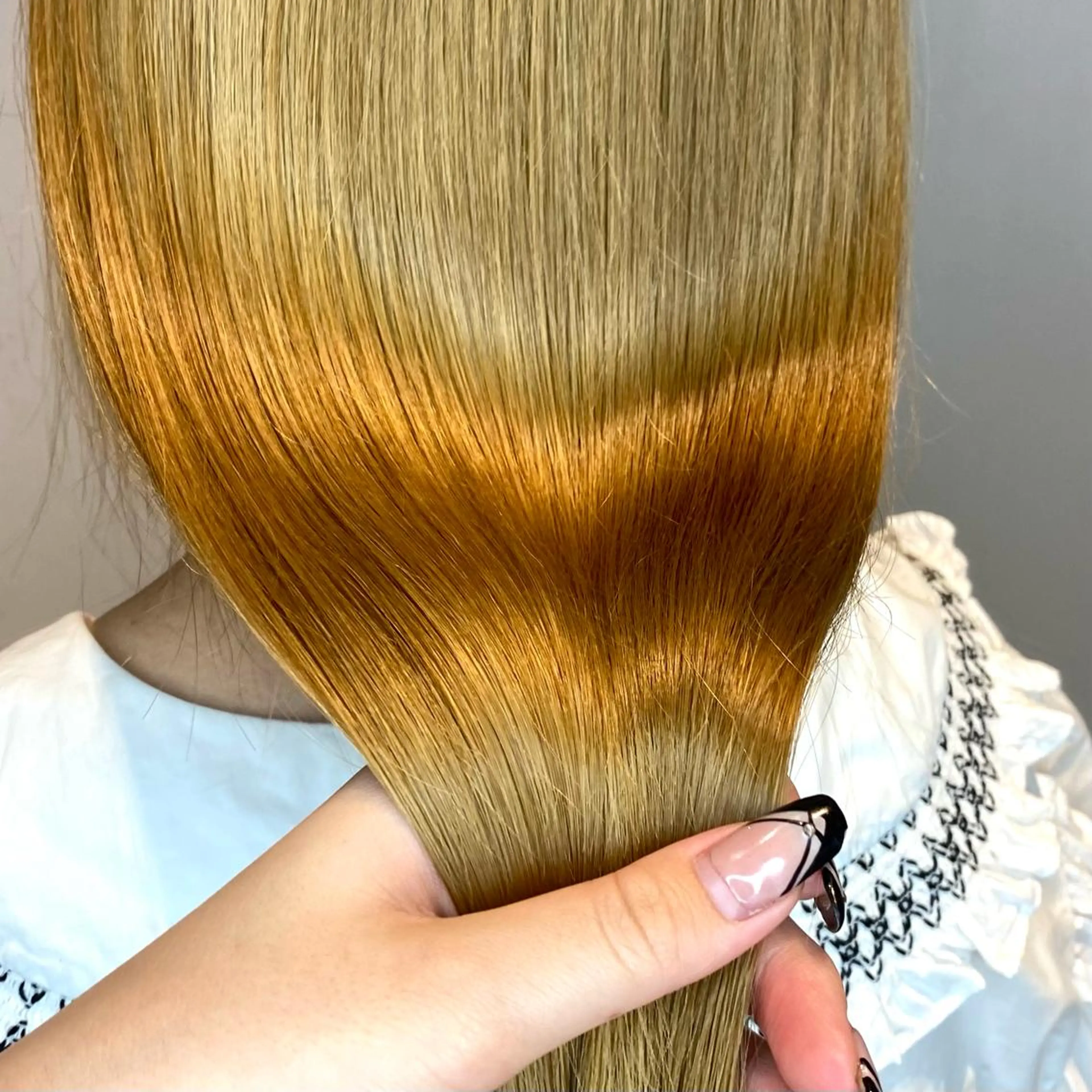 ロング カラー 酸性ストレート・ メンズ  三原 楊子のヘアスタイル