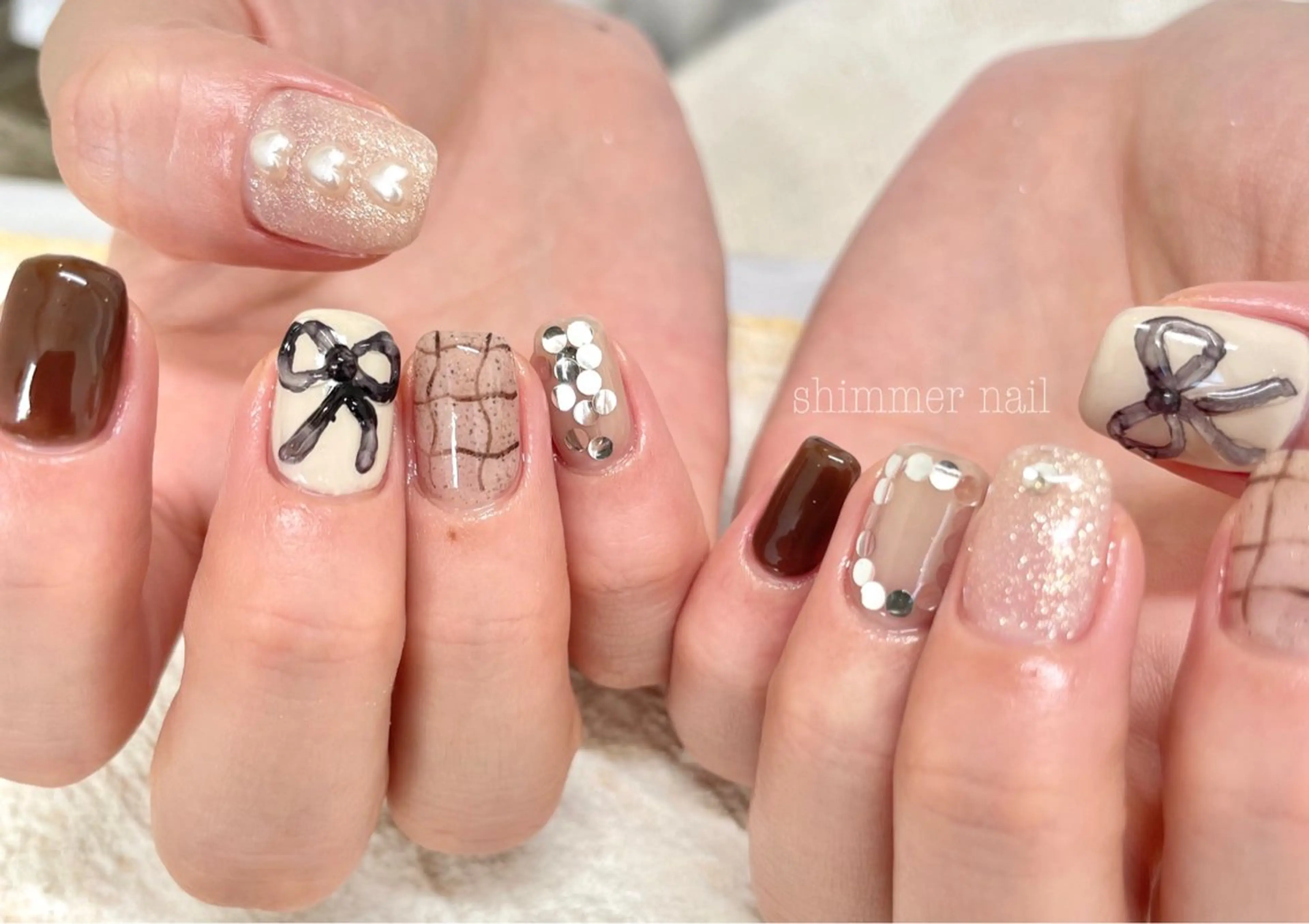 ネイル ハンドネイル Shimmer Nail所属・Shimmer Nail⋆*✩のネイルデザイン