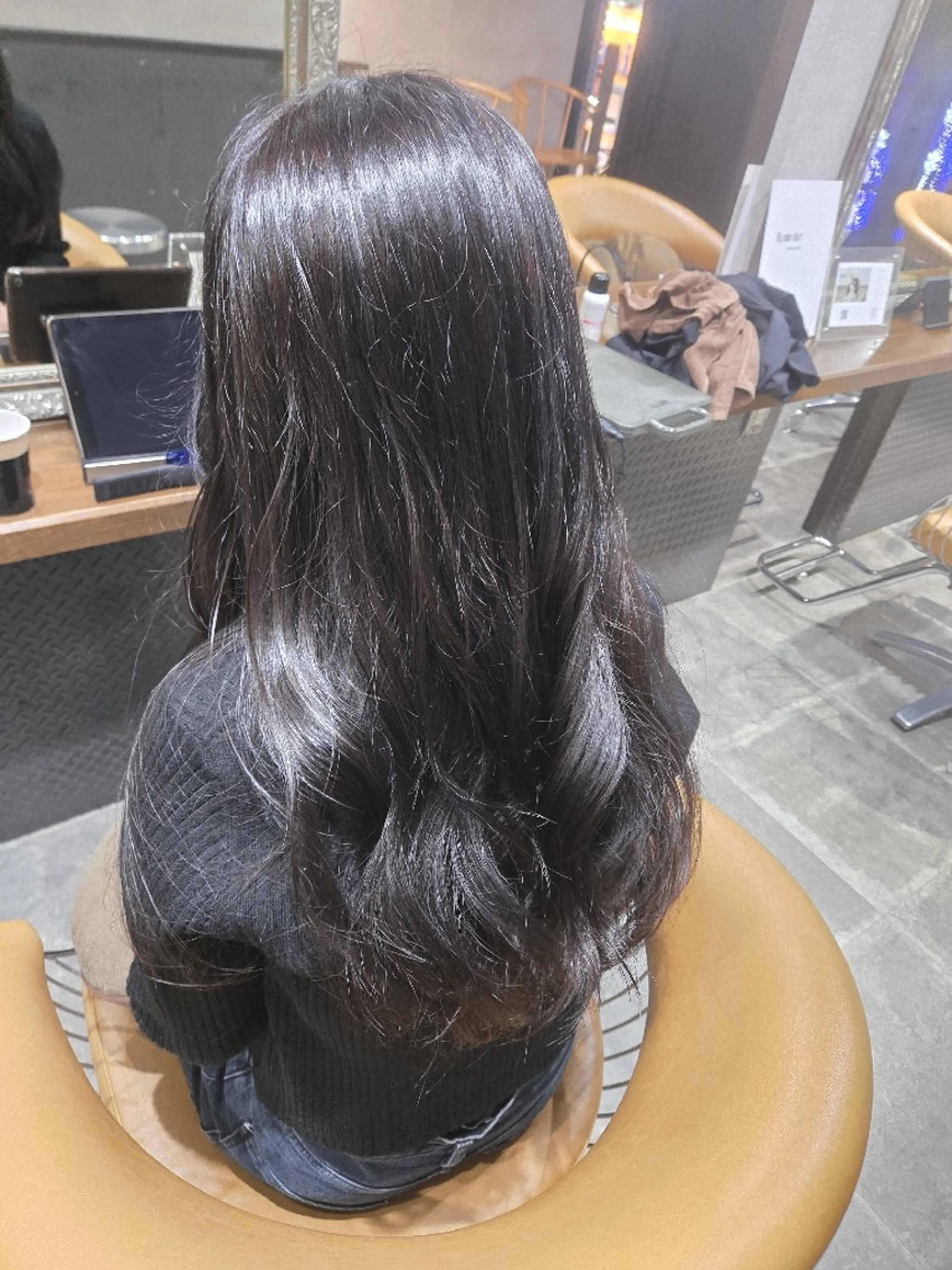 カラー ブラウンカラー enx 渡邊 愛結🎀のヘアスタイル