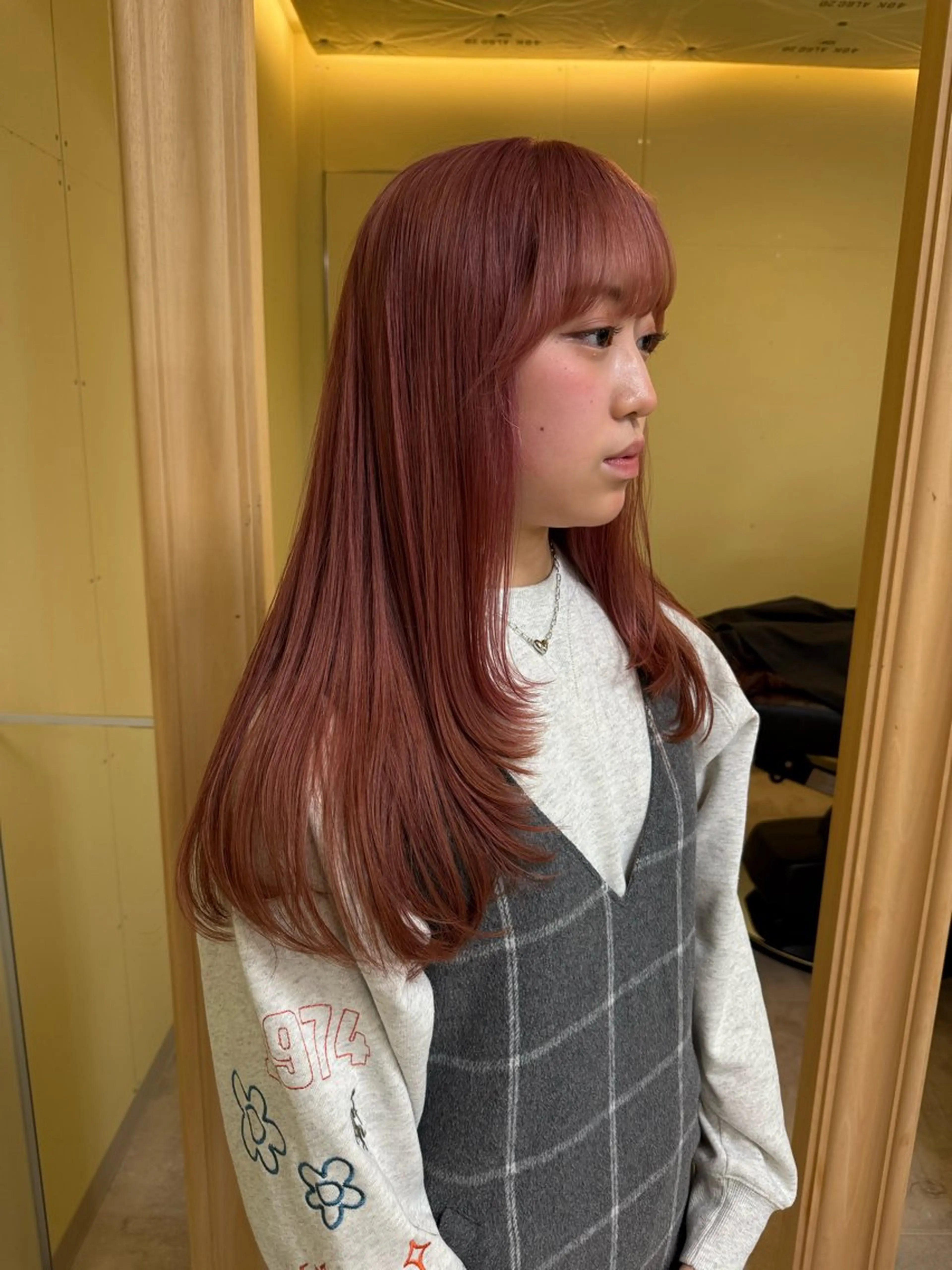 ロング カラー カット ヘアカラー トリートメント 伶風/デザインカット /ボブ/透明感カラーのヘアスタイル