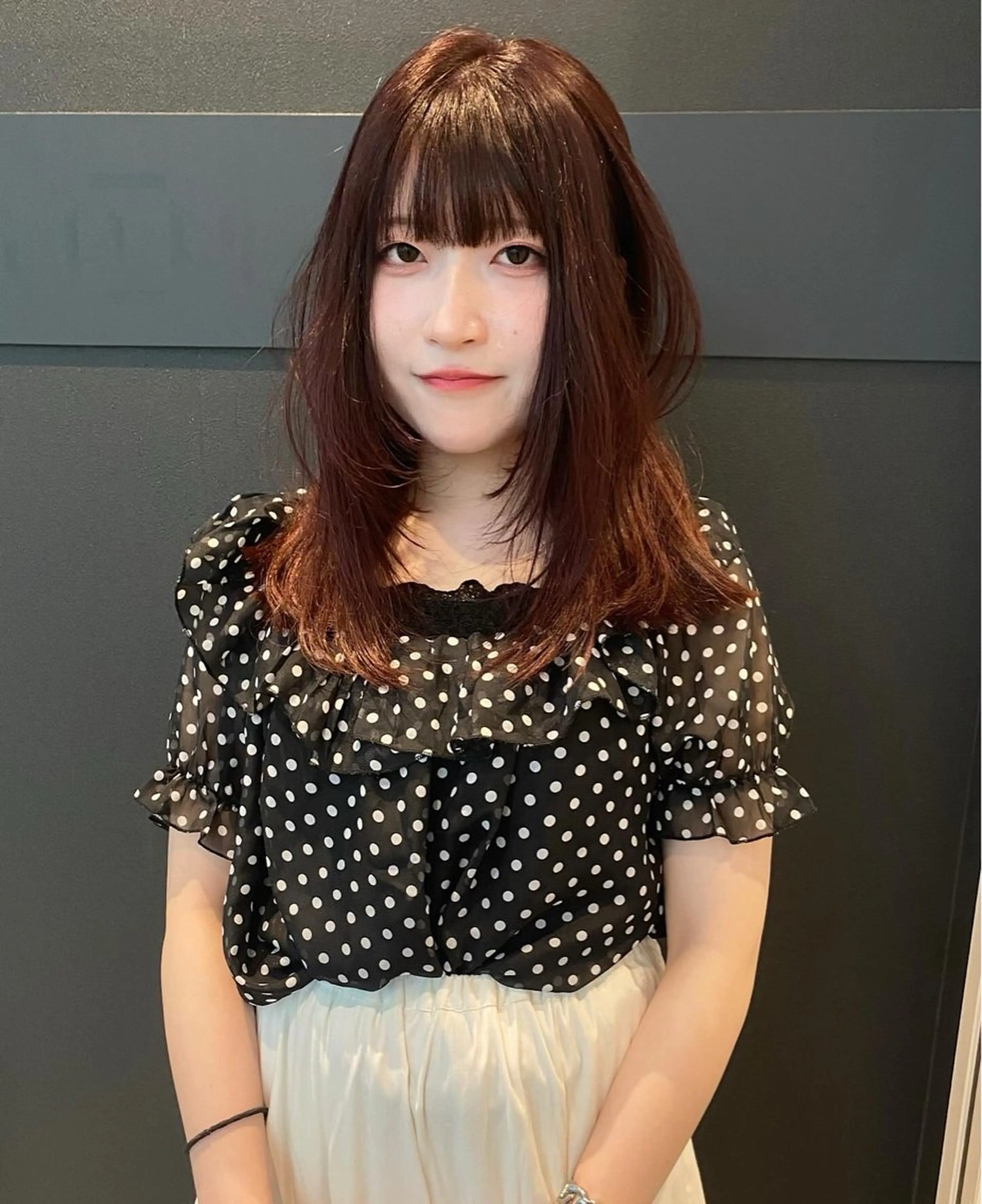 ロング カラー ブリーチ ブリーチなしカラー カット ヘアカラー トリートメント mai / linoah˚✧のヘアスタイル