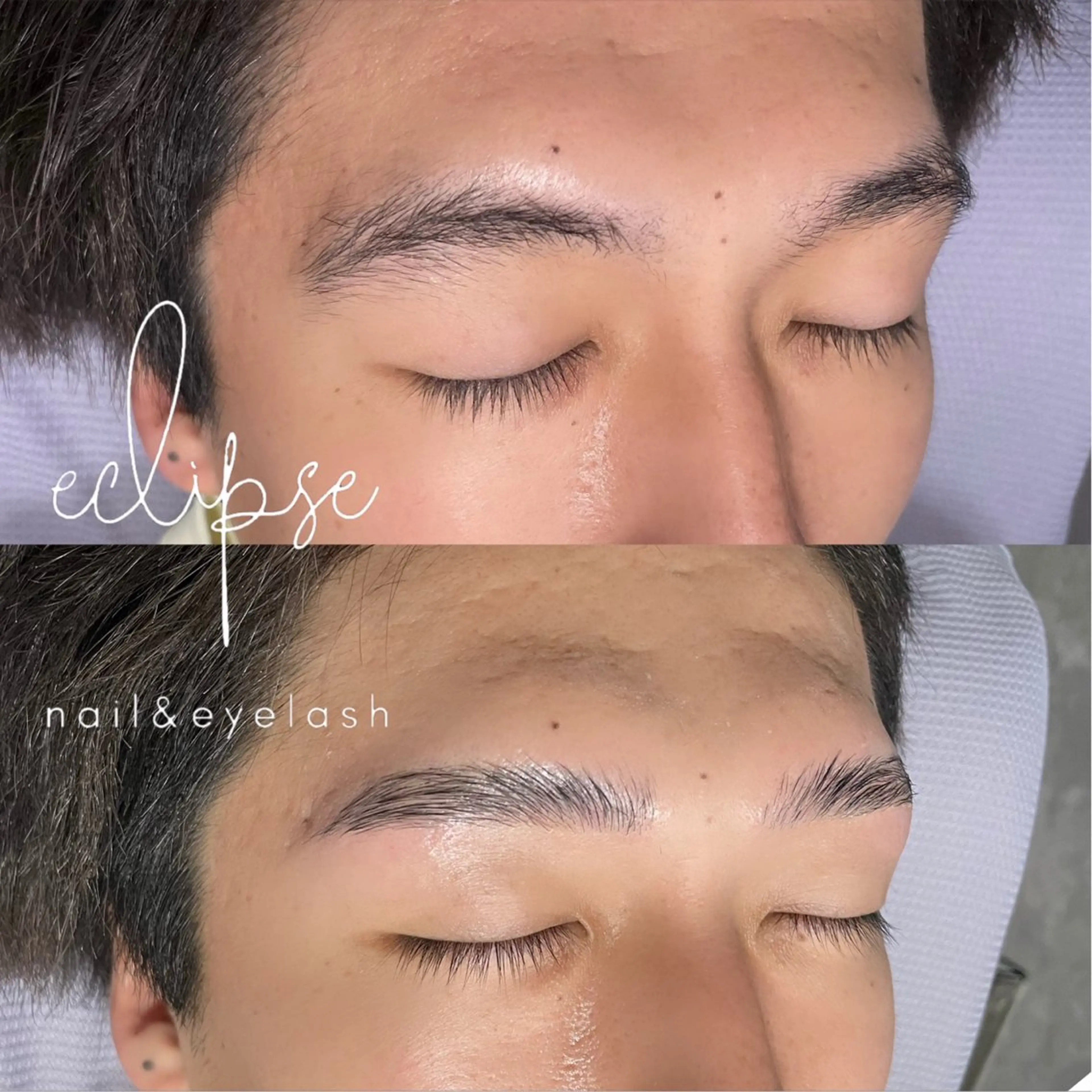 メンズ マツエク・マツパ ワックス脱毛 眉カット その他(アイブロウ) eclipse eyelashのマツエク・マツパデザイン