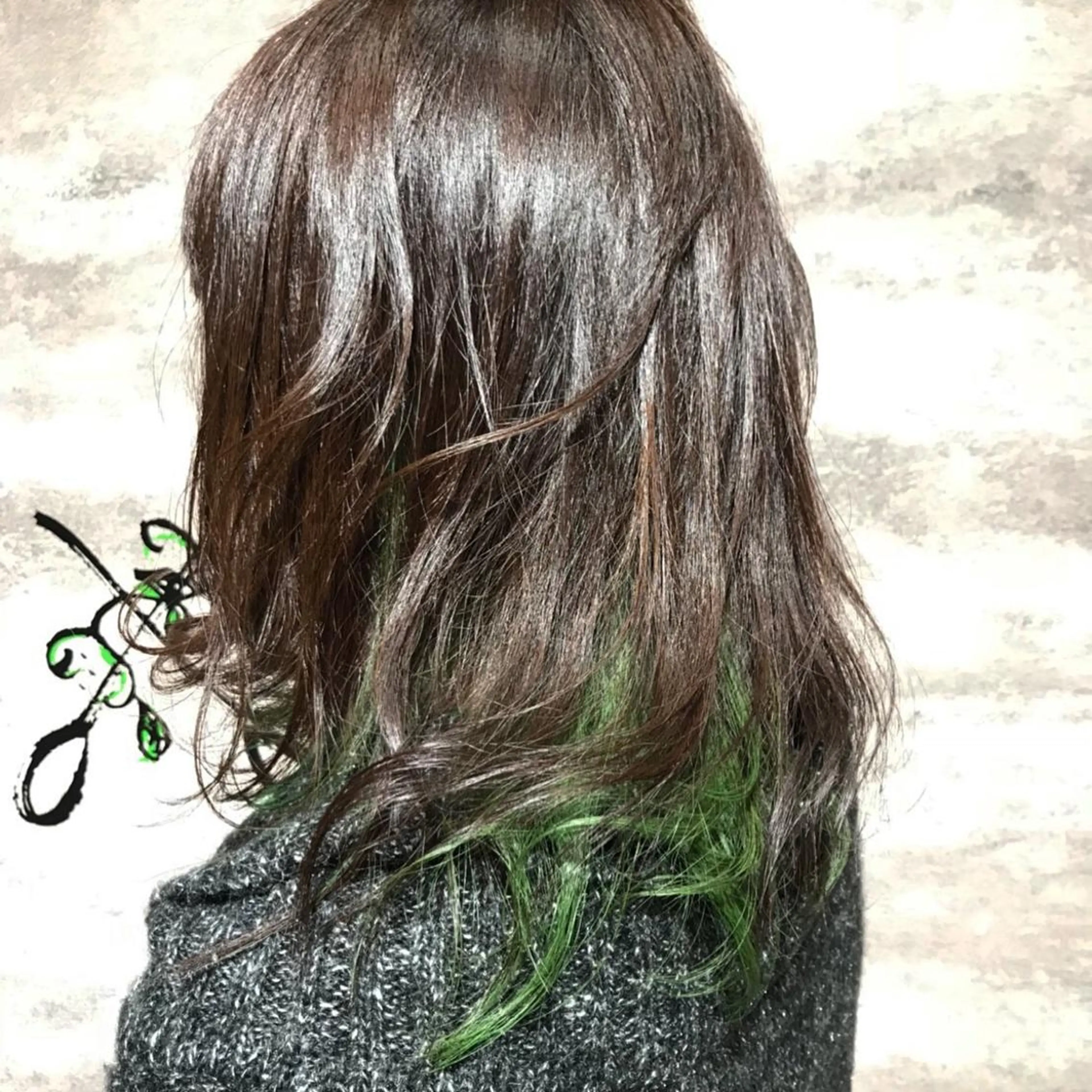 ミディアム カラー インナーカラー 🫟Blanco🫟 Color&Careのヘアスタイル