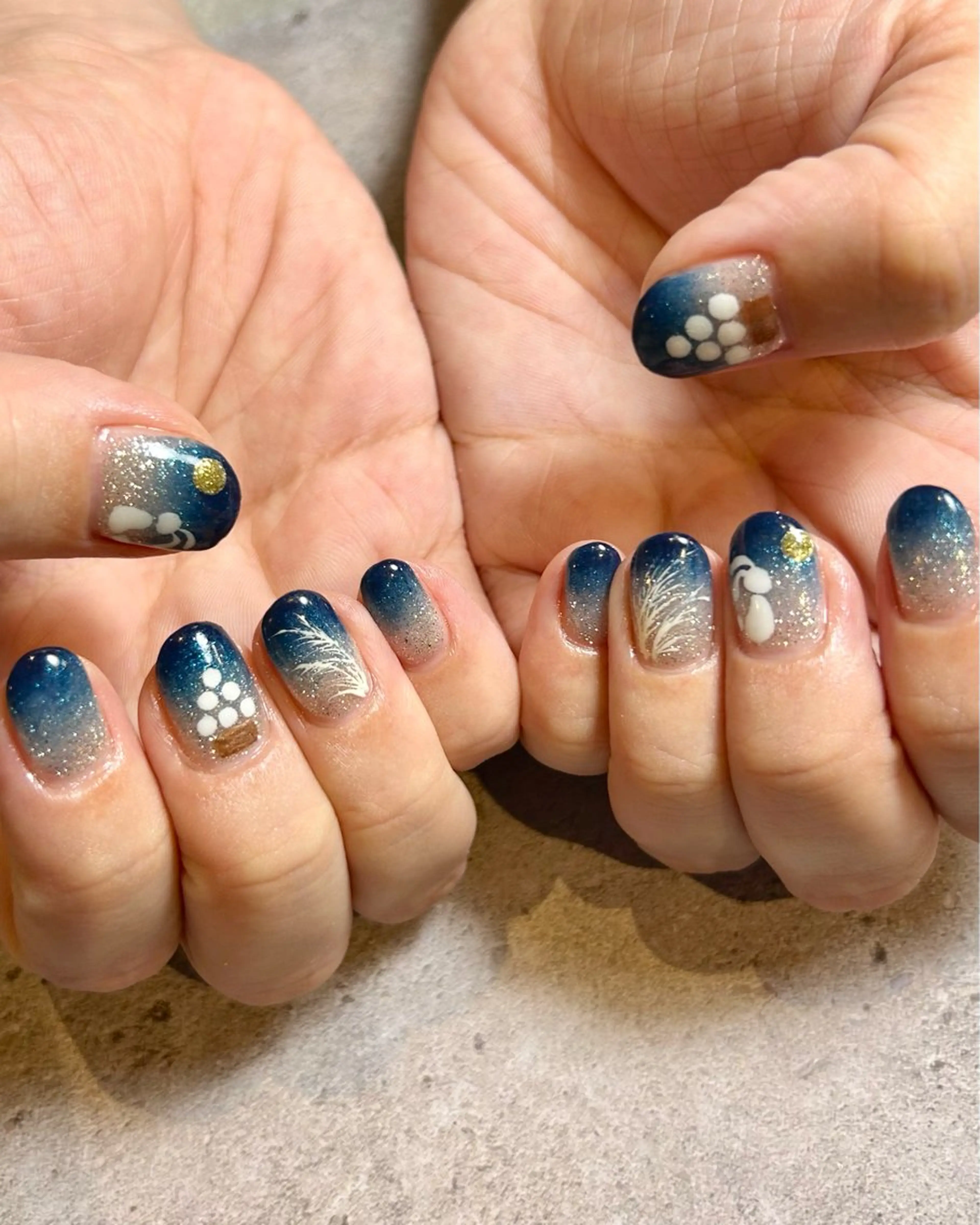 ネイル 持ち込み ハンドネイル Reflection marikoのネイルデザイン