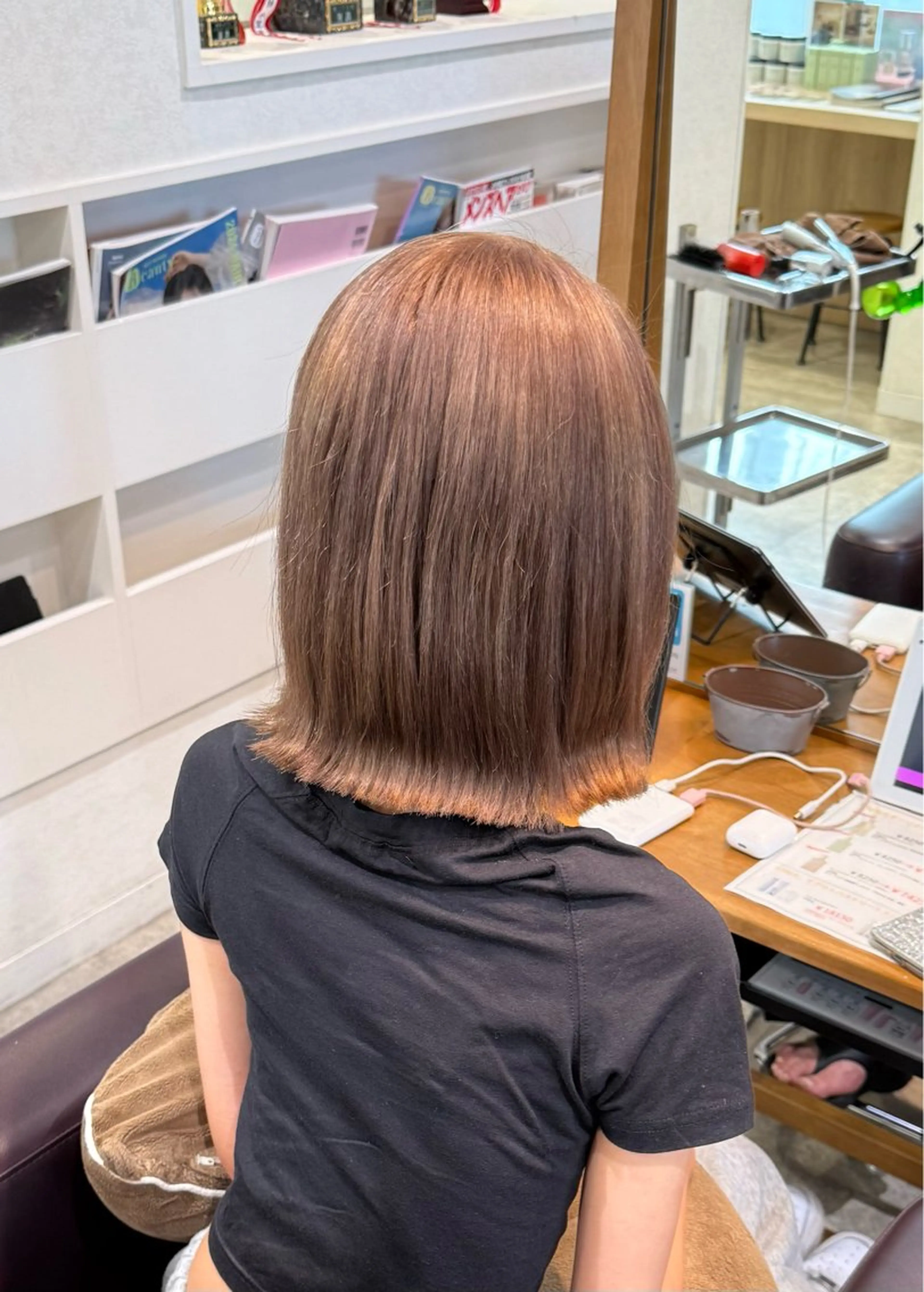 ショート カラー カット ヘアカラー トリートメント ハイトーン/ダブル カラー/あやかのヘアスタイル