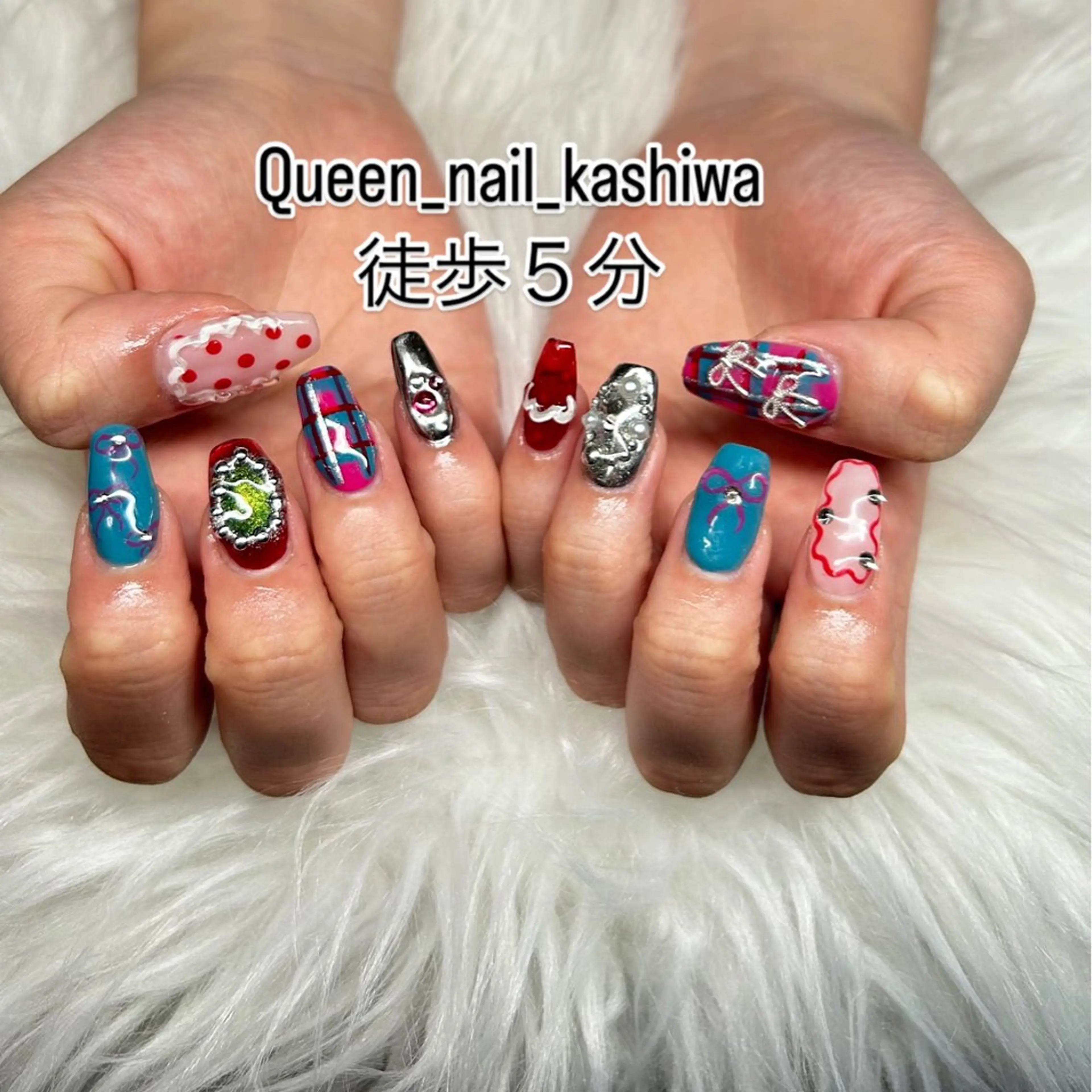 ネイル Queen Nail 柏店　クイーンネイルのネイルデザイン