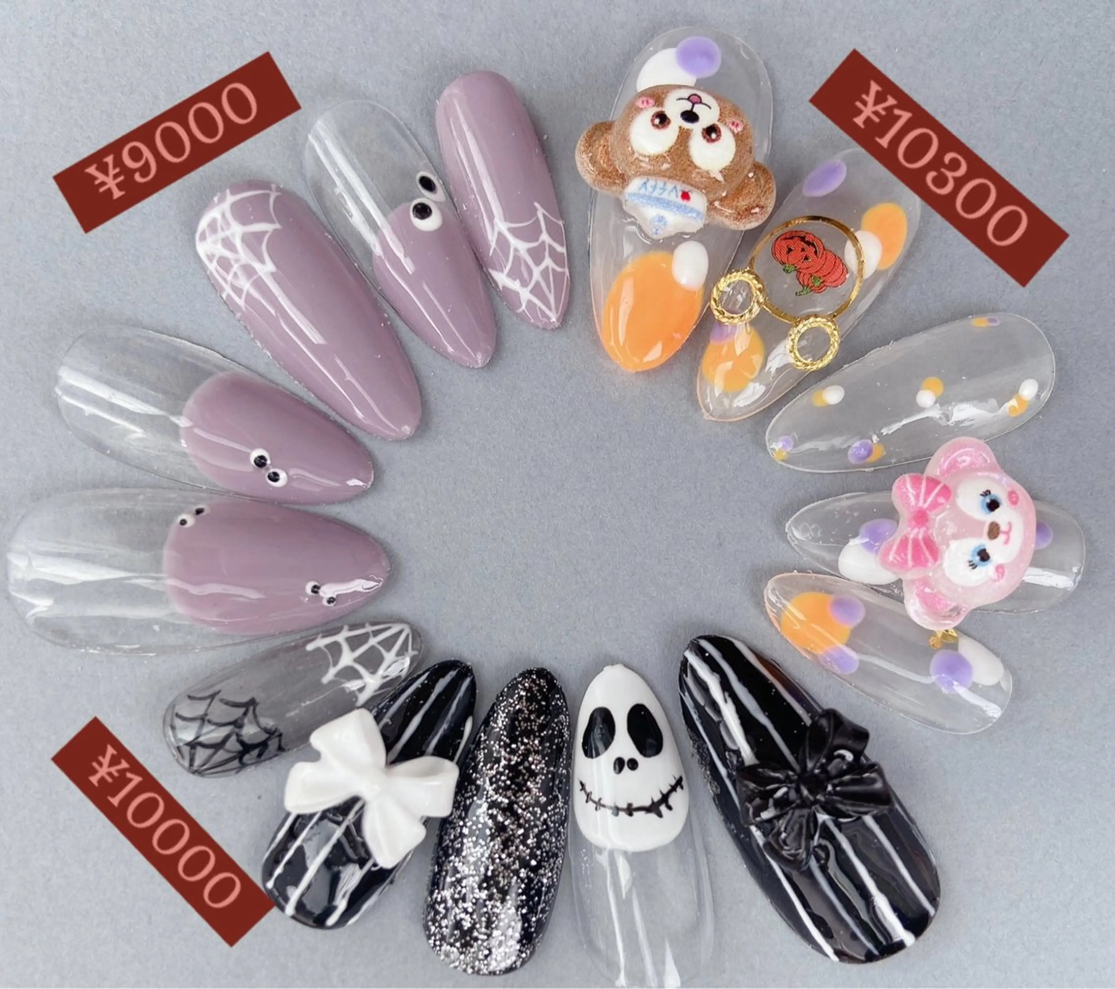 ネイル ジェルネイル ハロウィン 持ち込み オフィスネイル ワンカラーネイル フットネイル nail salon Berry所属・前田 りかのネイルデザイン