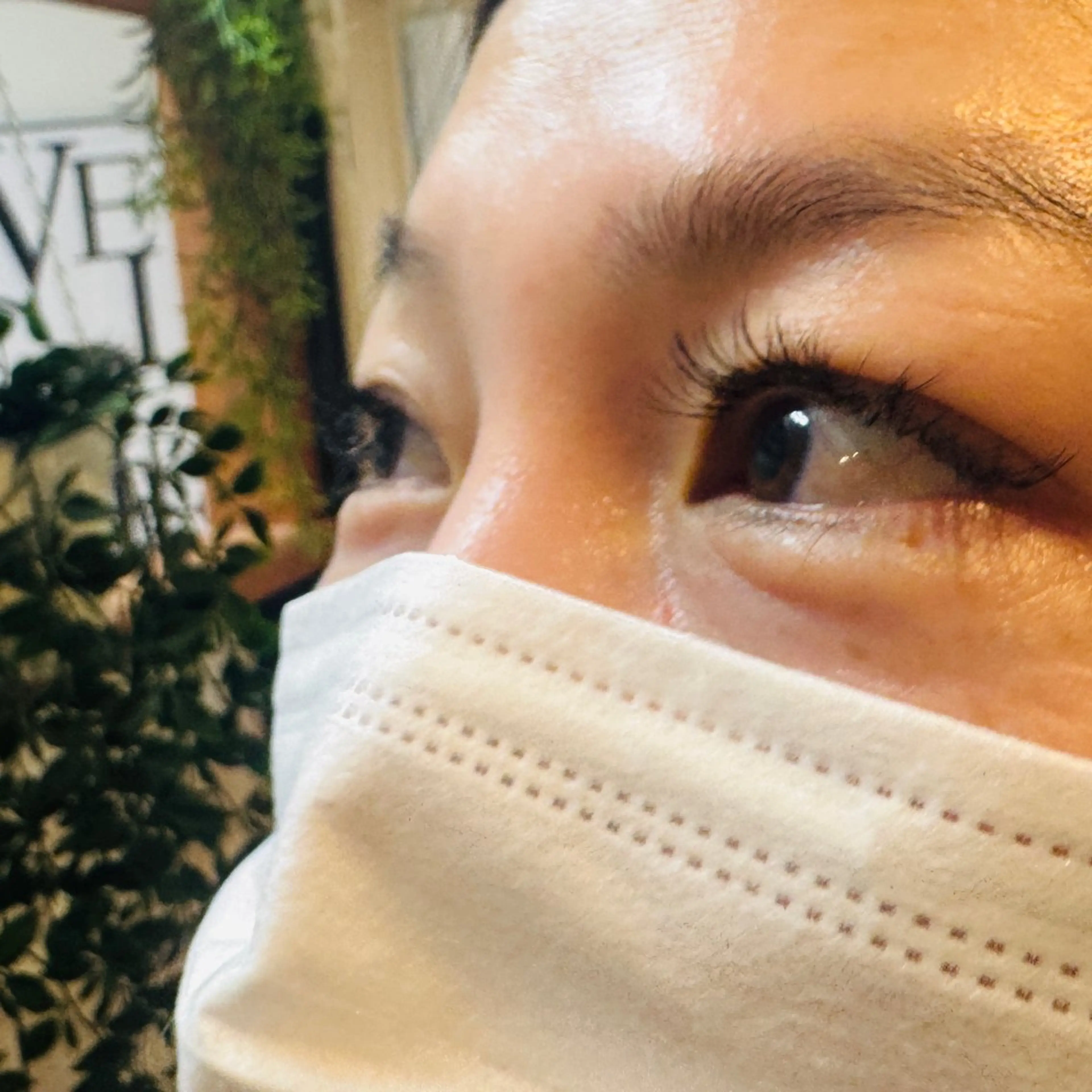 2月迄♡目元撮影可能なモデル様の限定価格♡120本エクステWフラットラッシュまたはフラットラッシュシングルに変更も可能の写真