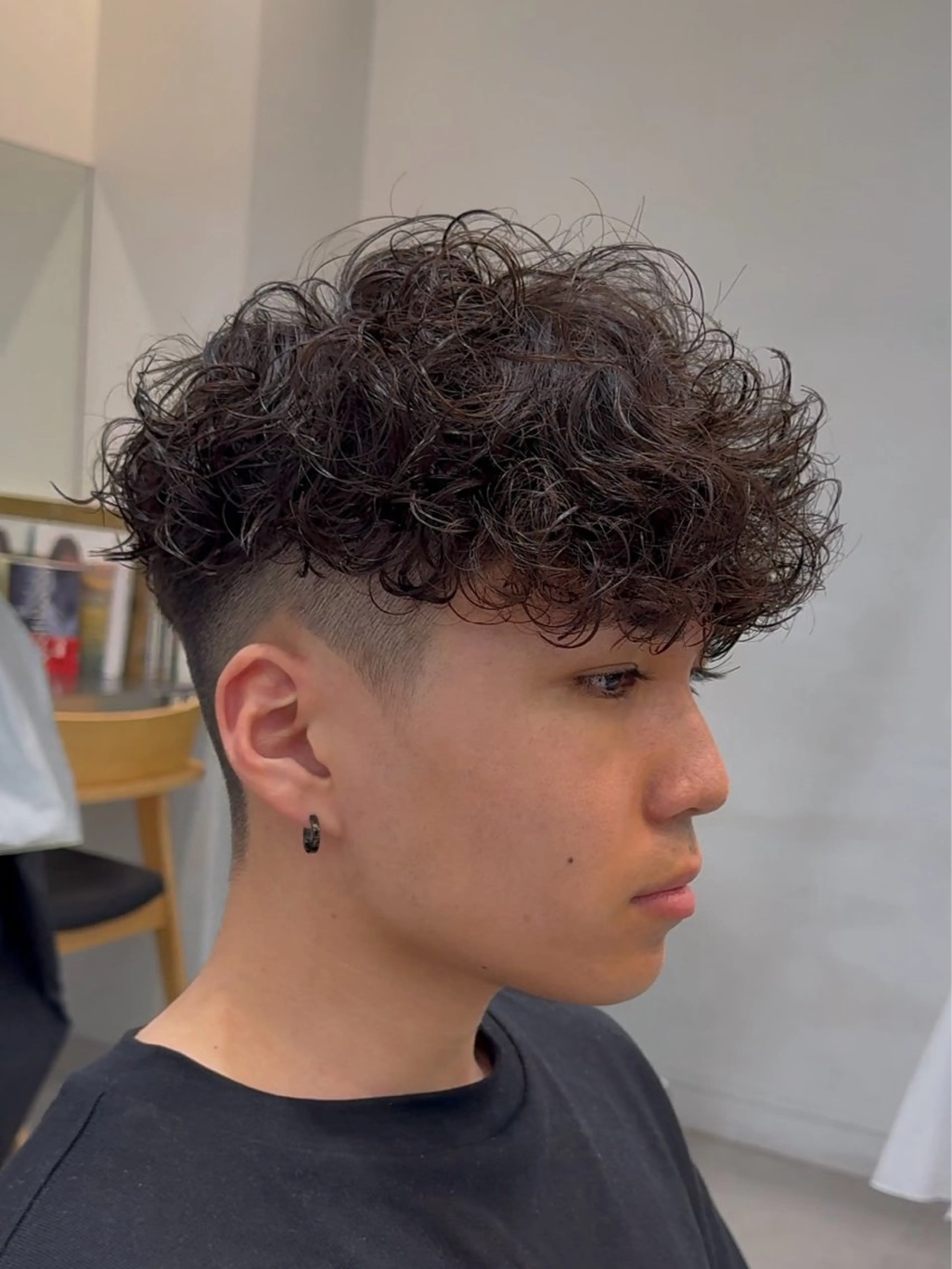 メンズ カット パーマ fifth渋谷所属・fifth春山 凜乃介のヘアスタイル